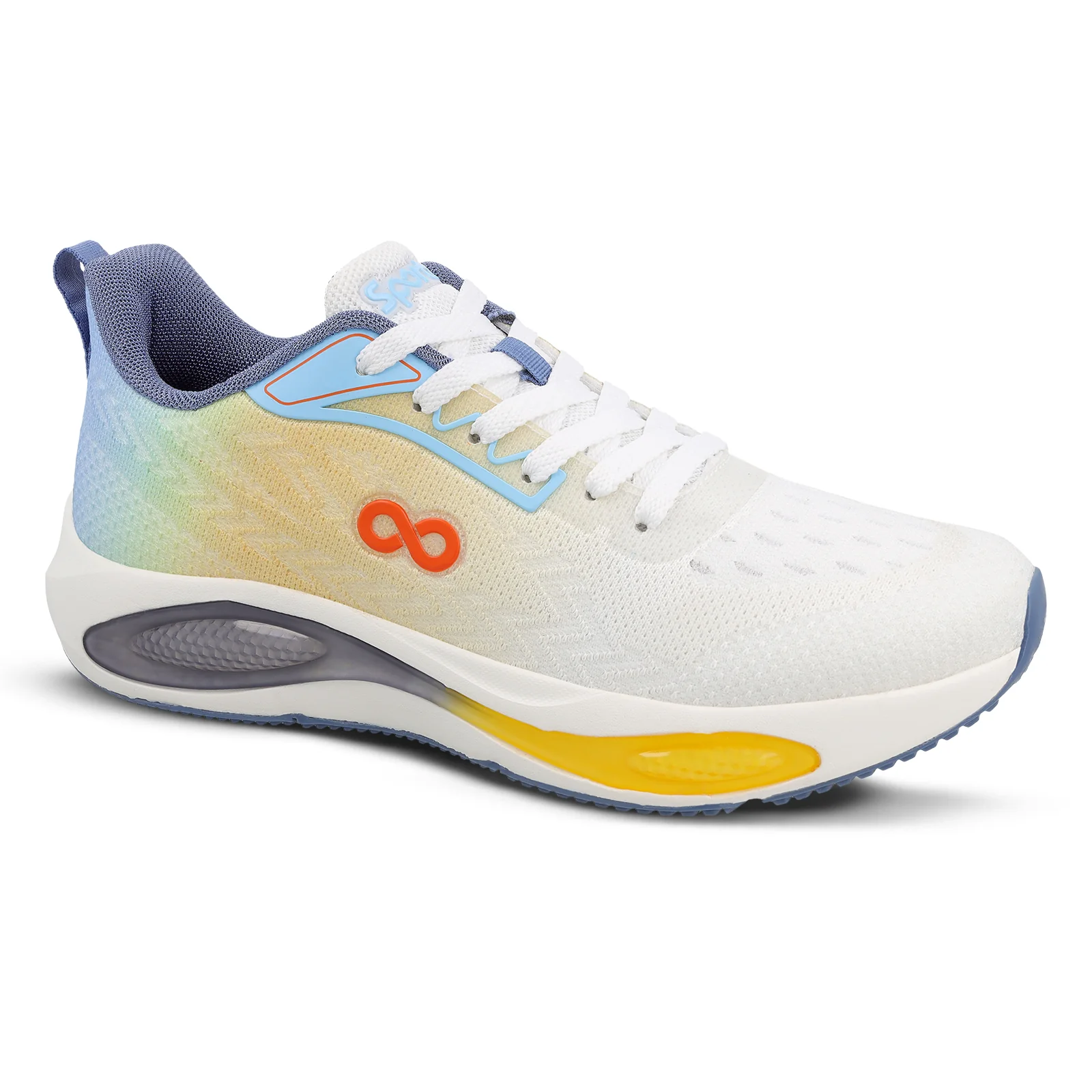TOMAX Men's Lace-up Sports Shoes - WS9159 Sky Orange - Image 4