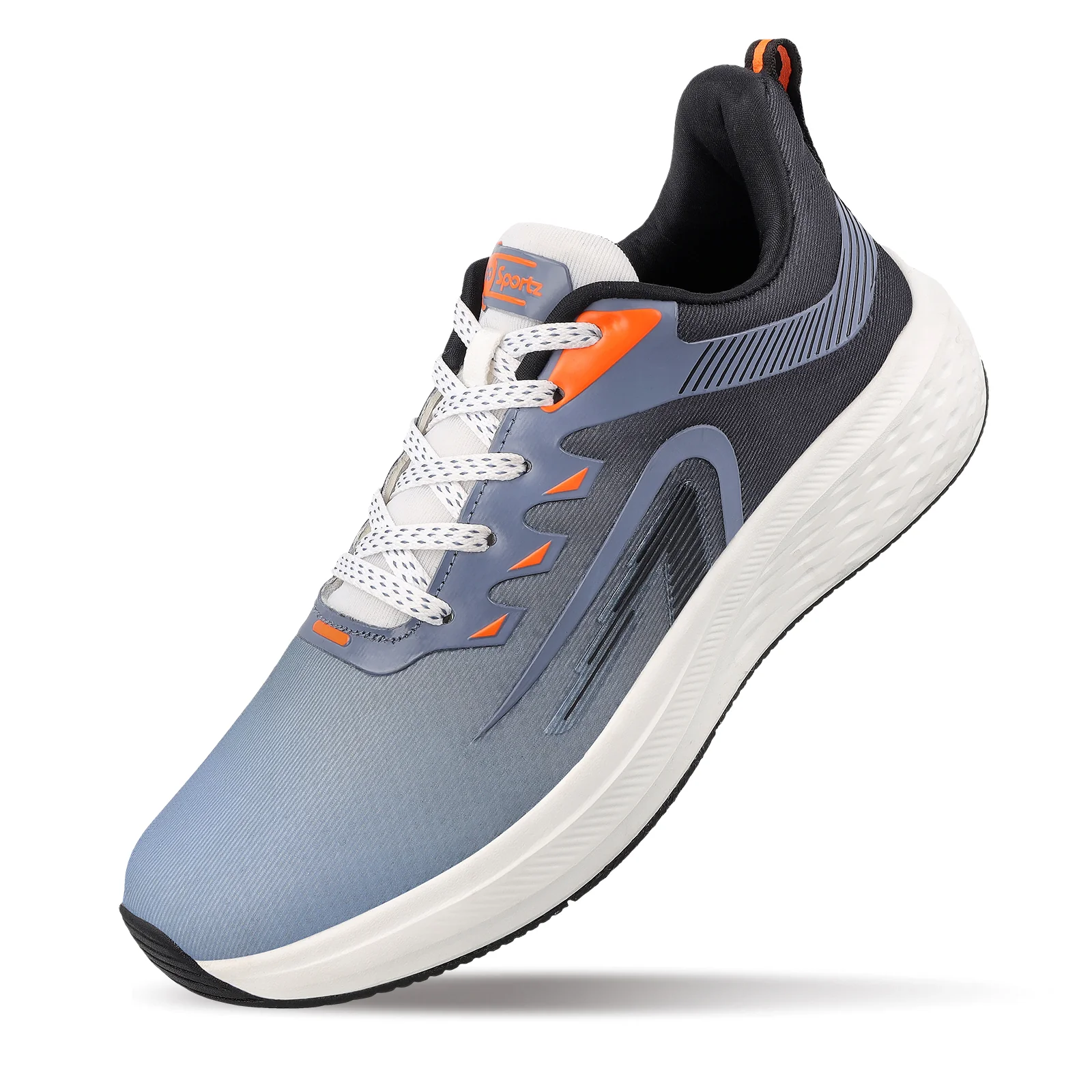 TYGA Men's Lace-up Sports Shoes - Black Aqua - Image 7