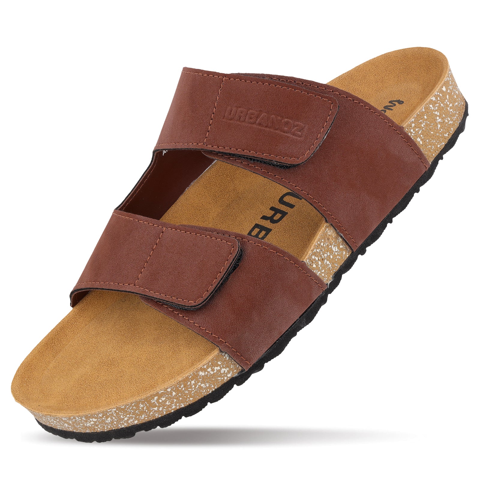 Men's Comfort Sandals - WGE53068 Brown - Image 7