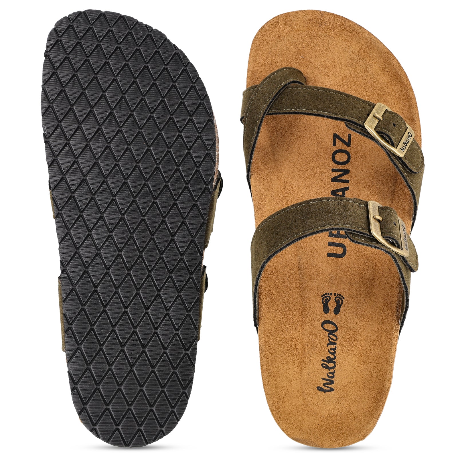 Men's Comfort Sandals - WGE53241 Olive - Image 4