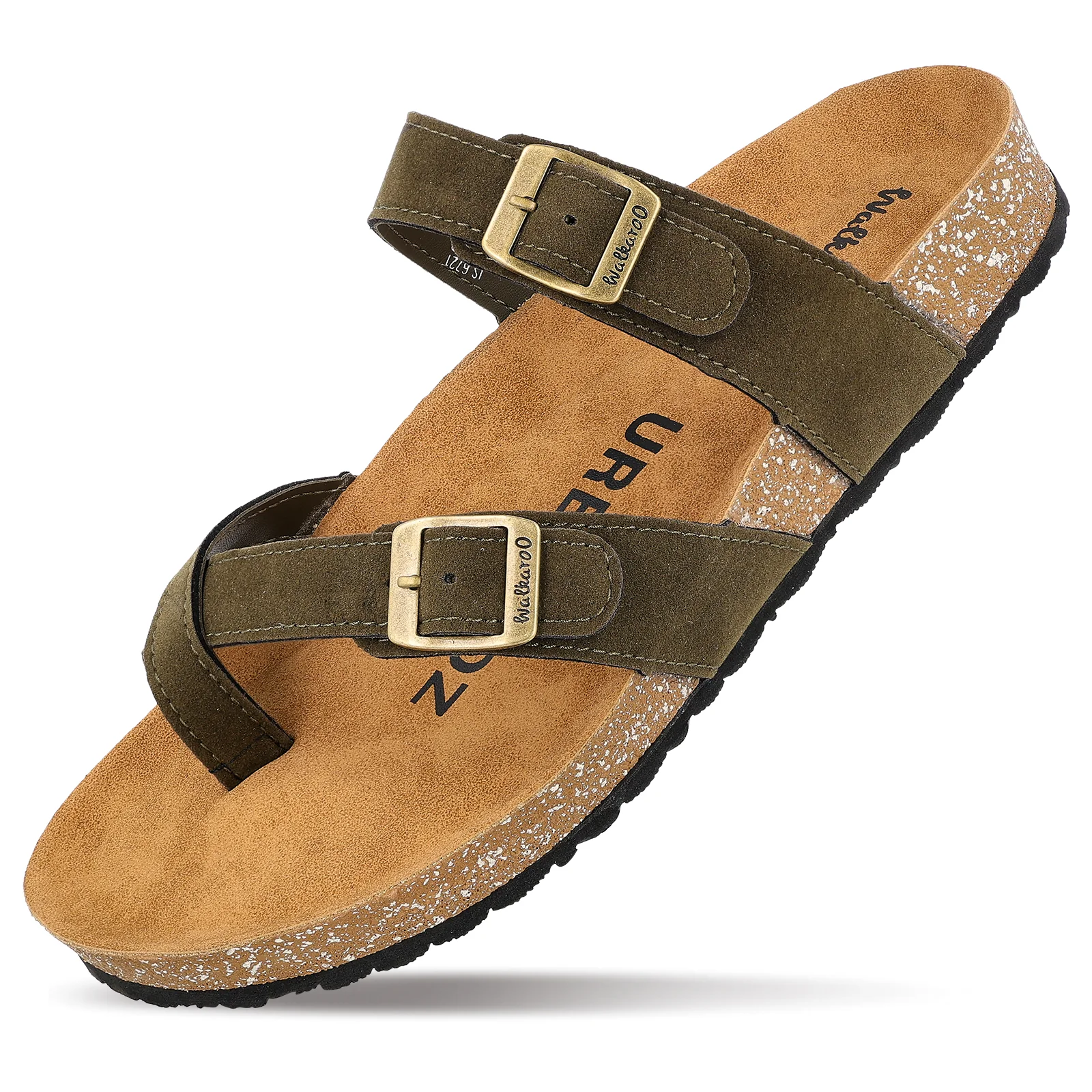 Men's Comfort Sandals - WGE53241 Olive - Image 7