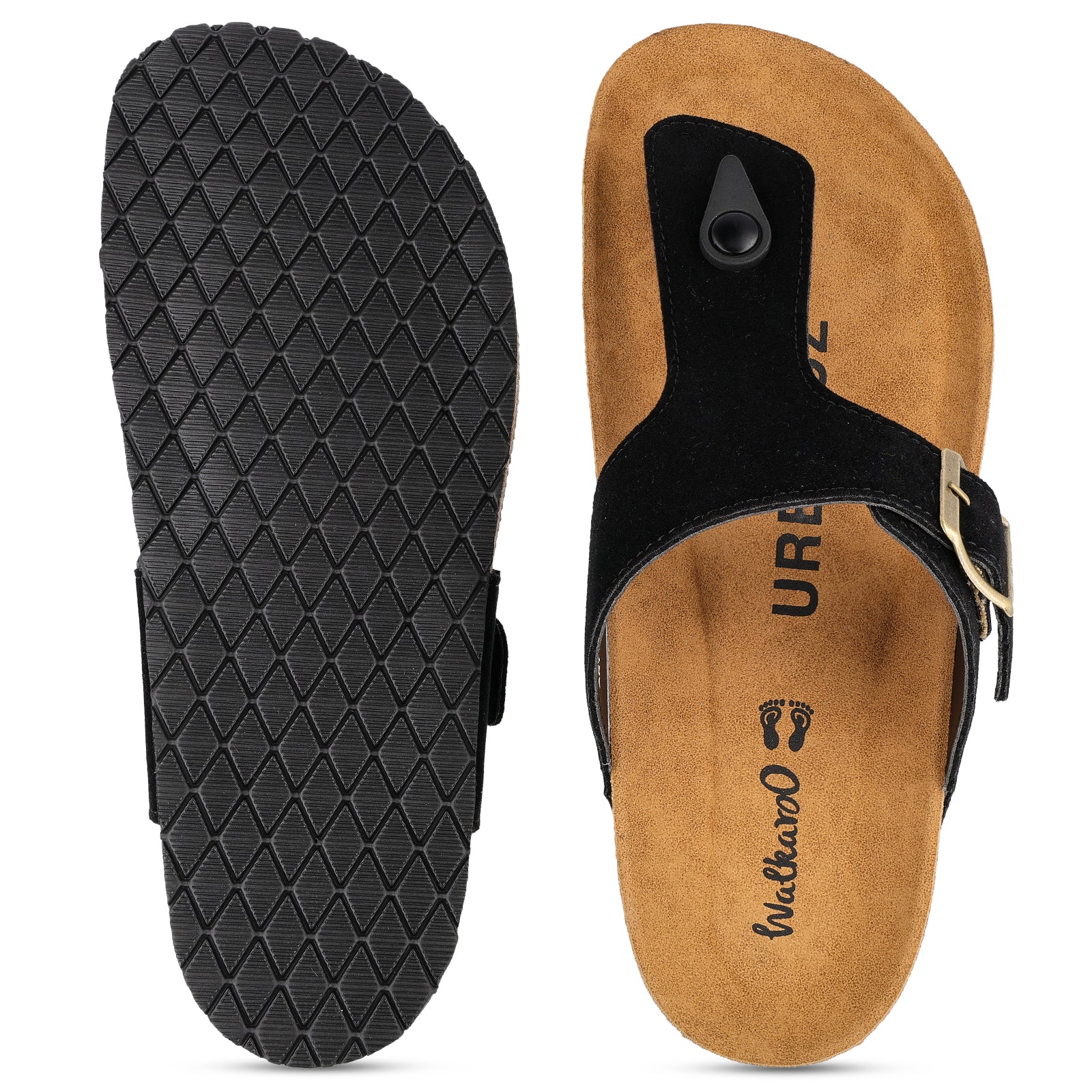 Men's Comfort Sandals - WGE53242 Black - Image 4