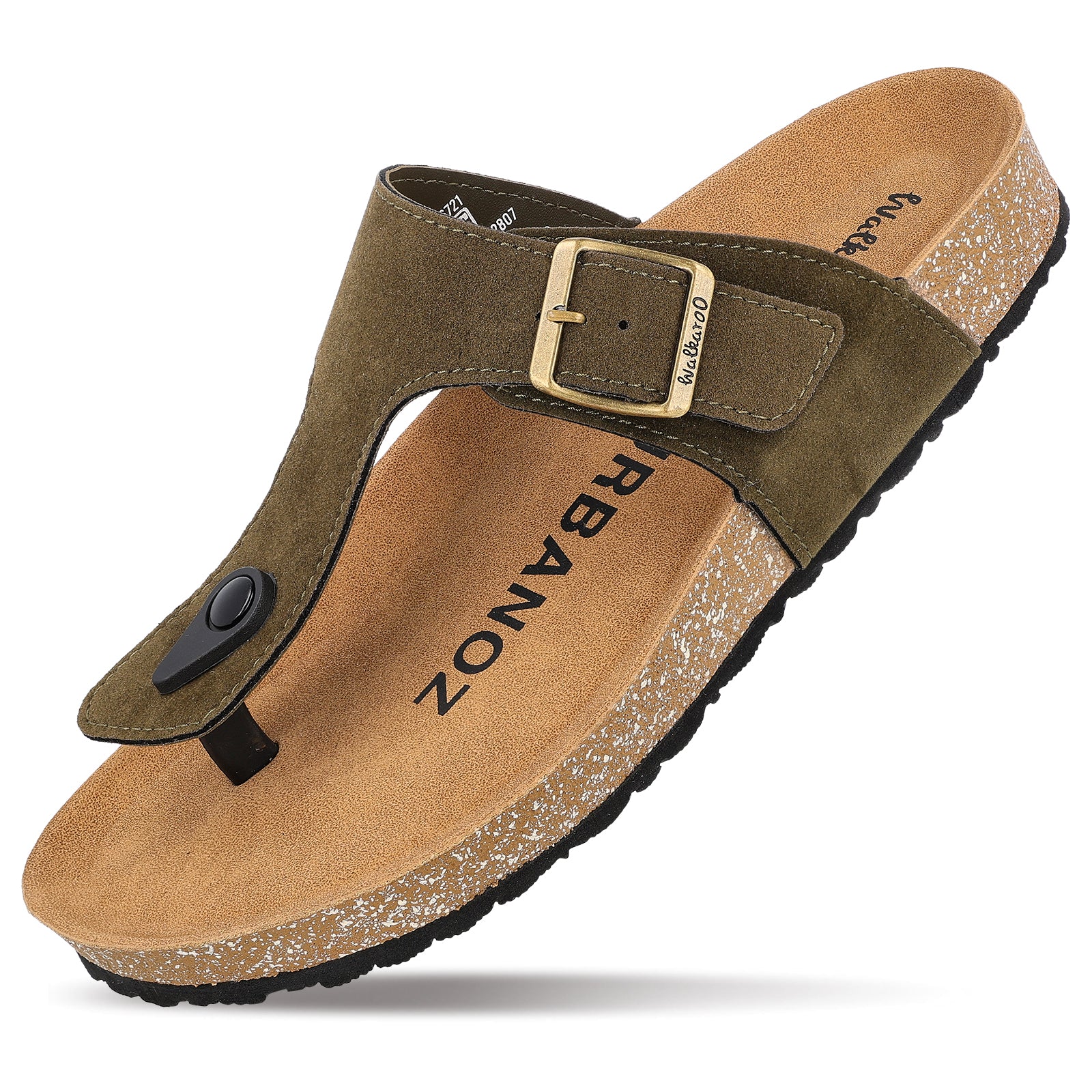 Men's Comfort Sandals - WGE53242 Olive - Image 7