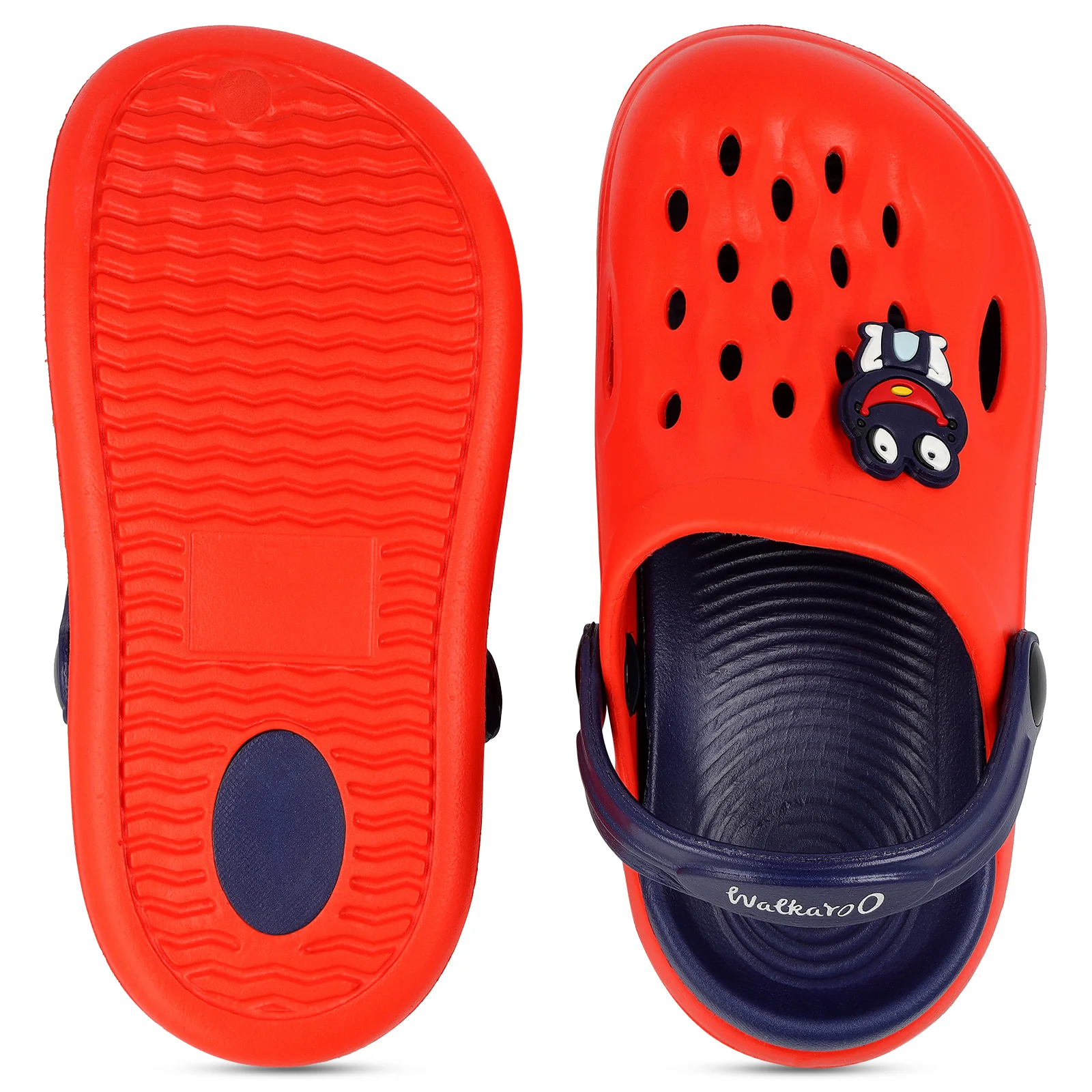 Walkaroo Boys Sandals Footwear  - WK360 Red - Image 2