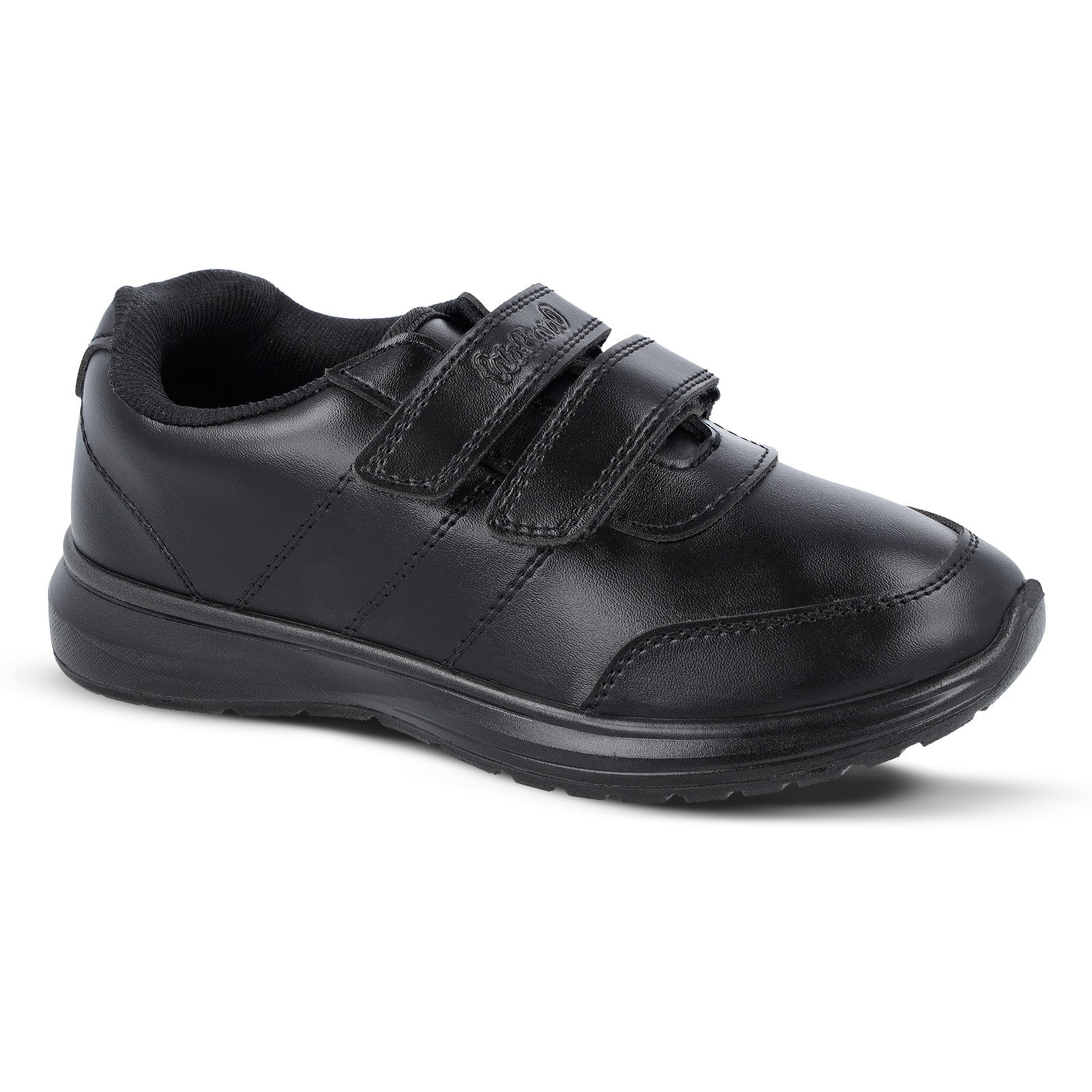 Walkaroo boys School Shoes - WV502 Black - Image 3