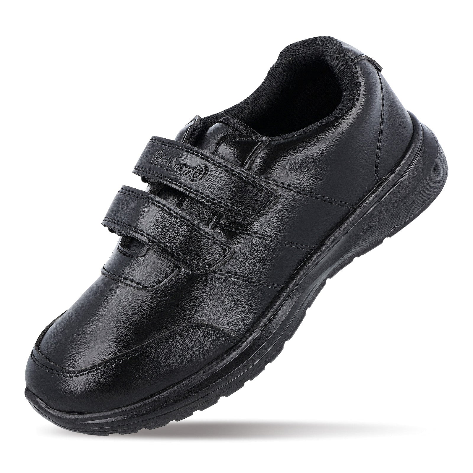 Walkaroo boys School Shoes - WV502 Black - Image 5