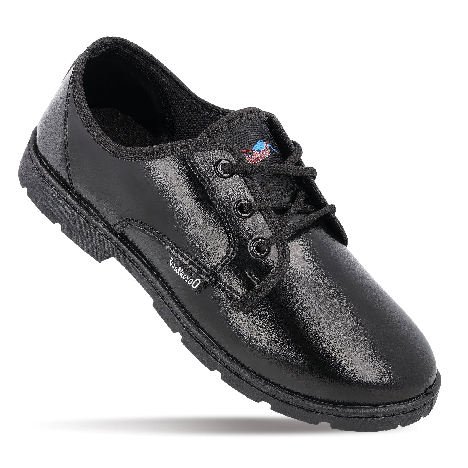 Boys School Shoes - WV521 Black - Image 3