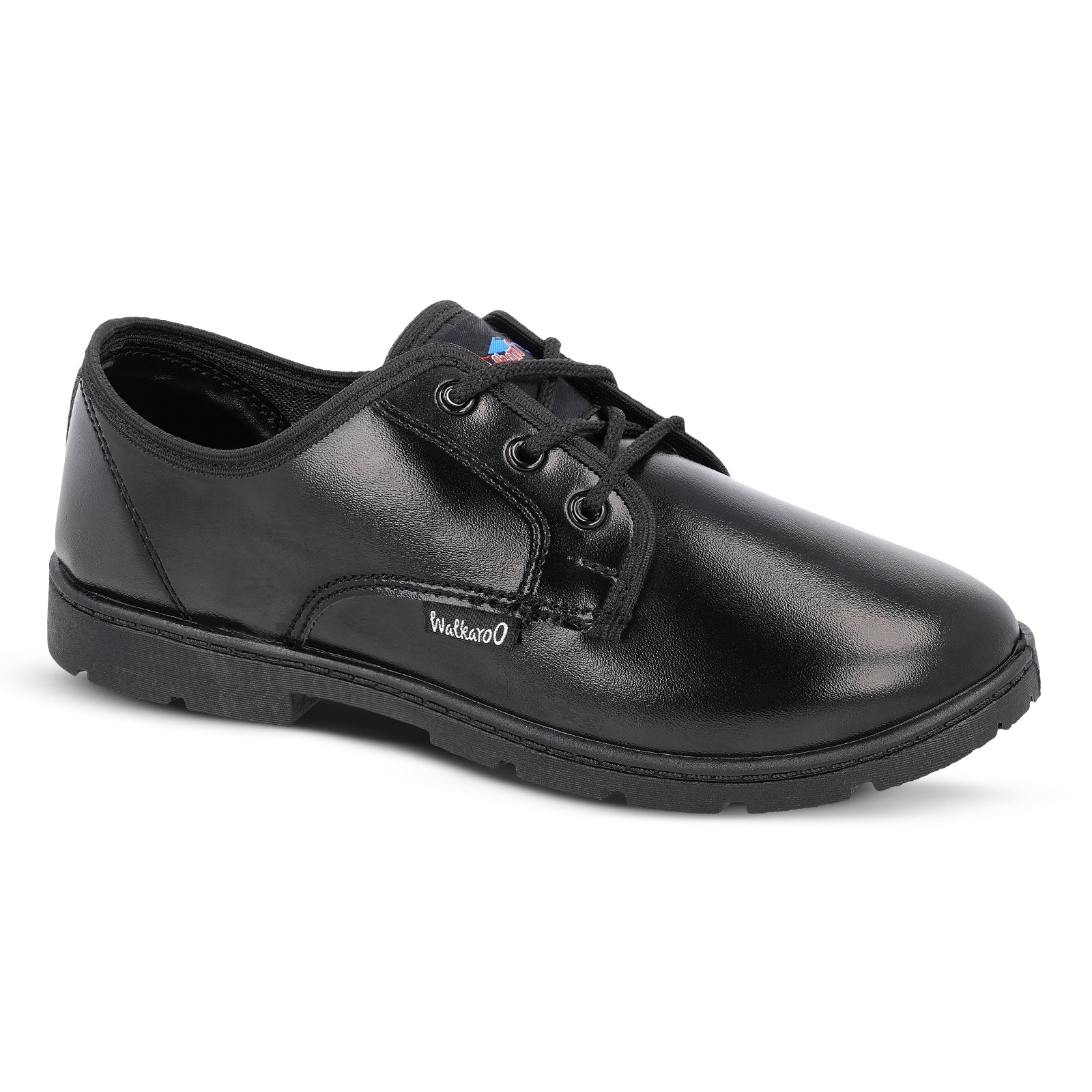 Boys School Shoes - WV521 Black - Image 4
