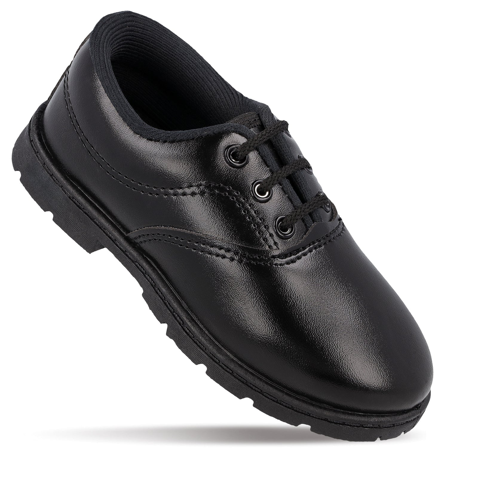 Kids School Shoes - WV522 Black - Image 3
