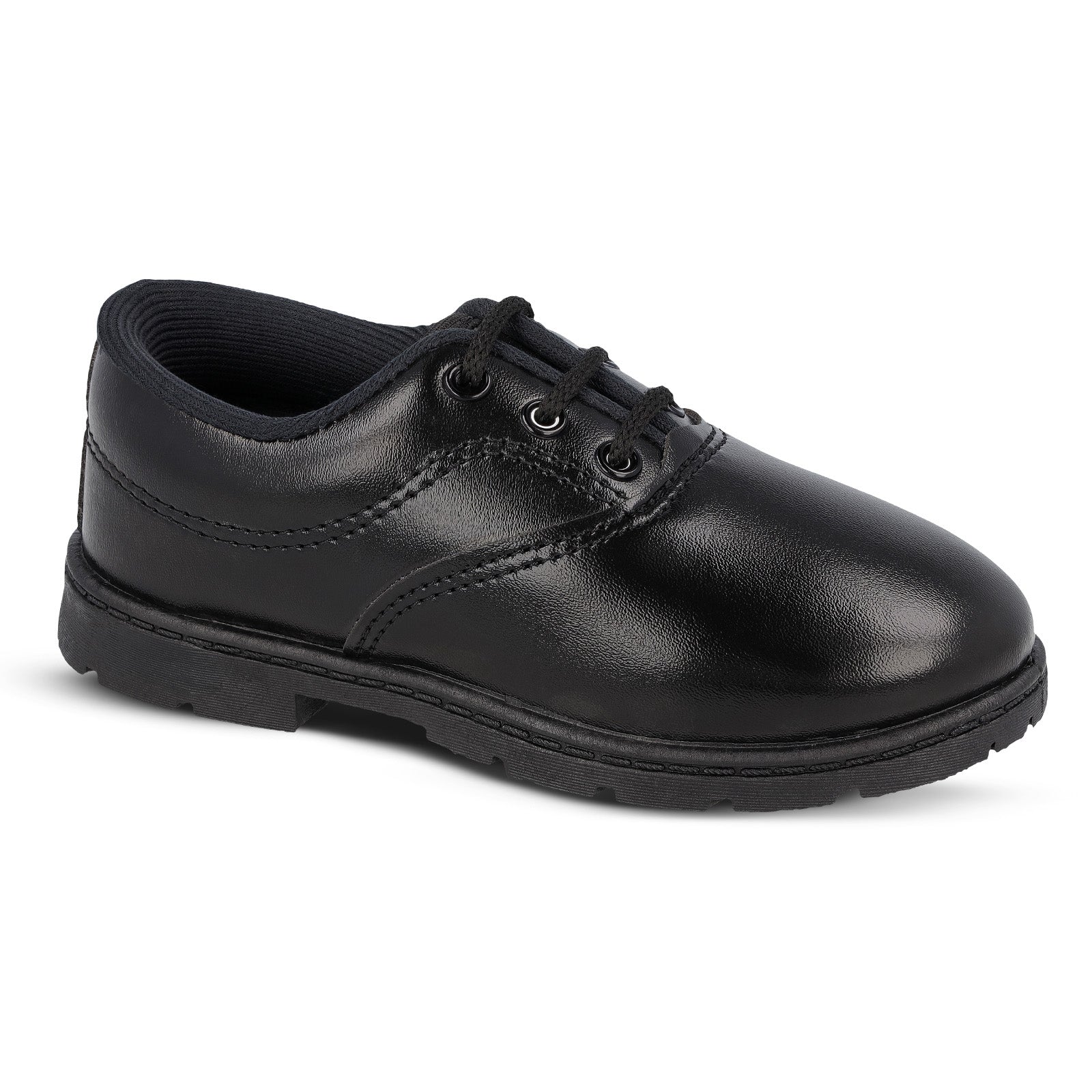 Kids School Shoes - WV522 Black - Image 4