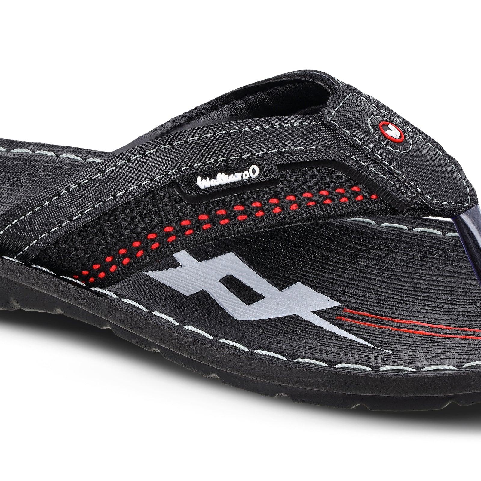 Walkaroo Boys Sandals  - W1030 Black - Image 4