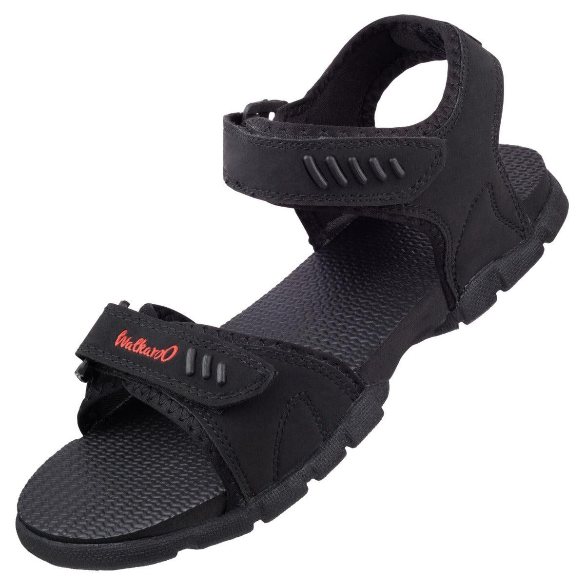 Walkaroo Boys Strappy Floater Sandals - 4509 Black - Image 5
