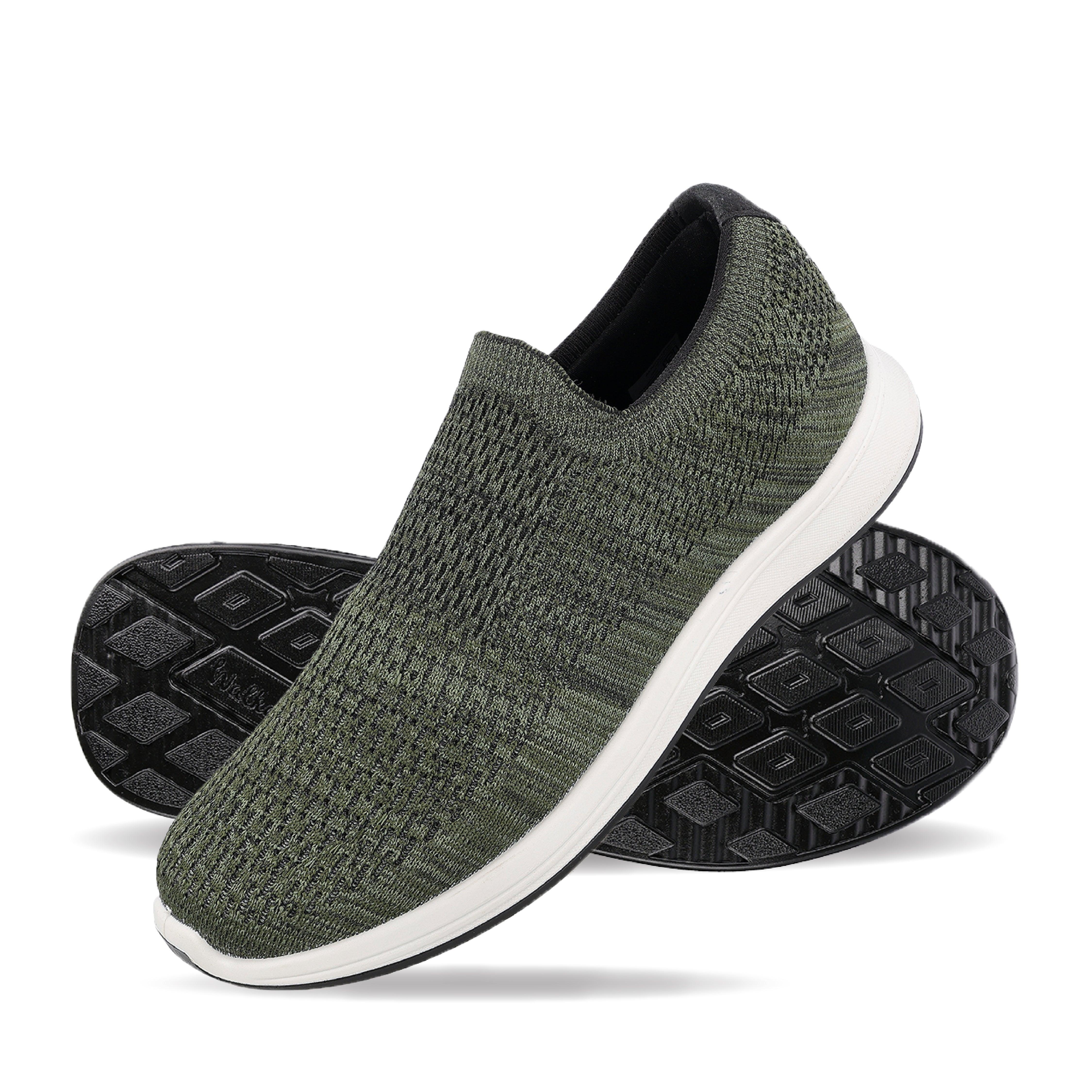 Men's Daily Wear - Walking Shoes - WS6094 Olive - Image 6