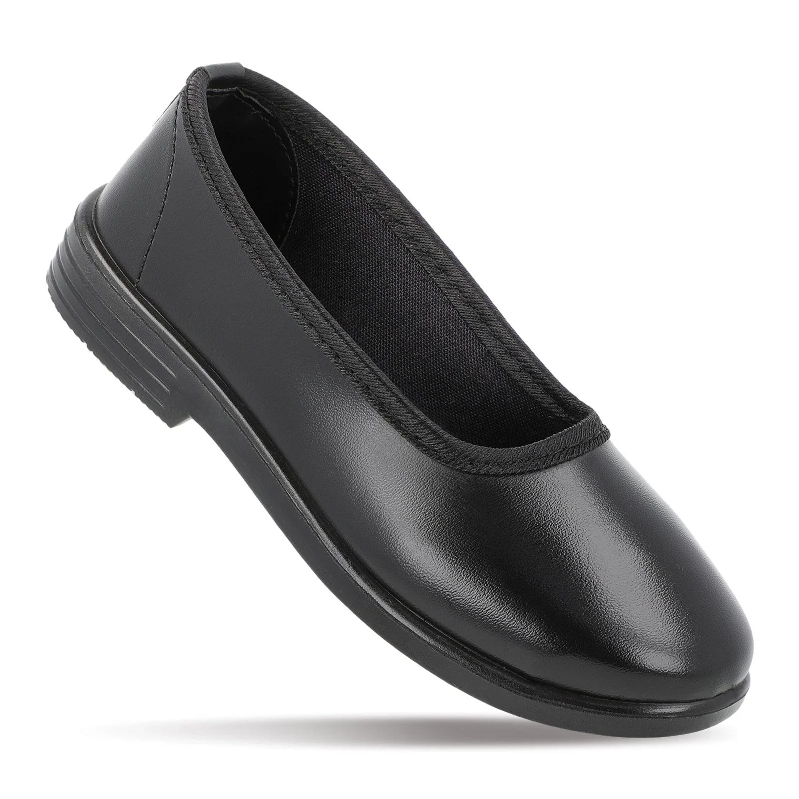 Kids Slip-On School Shoes - WV551 Black - Image 3