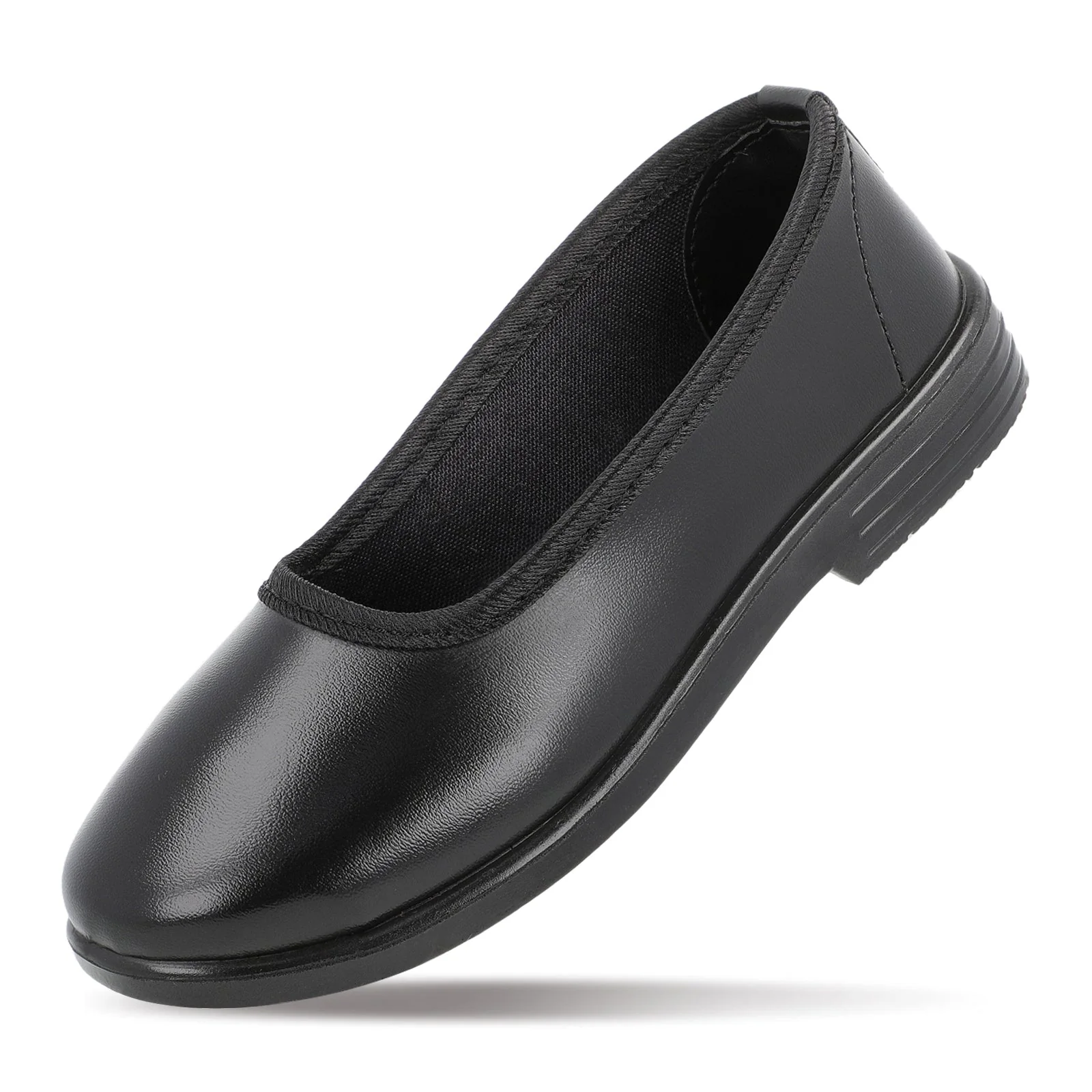 Kids Slip-On School Shoes - WV551 Black - Image 5