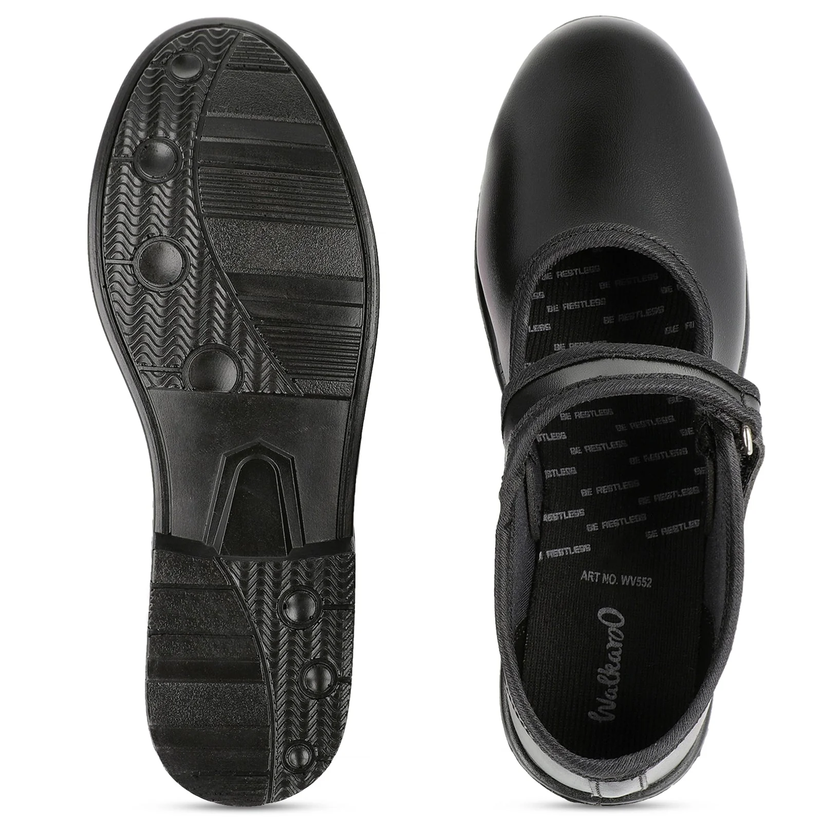 Kids school shoe - WV552 Black - Image 2