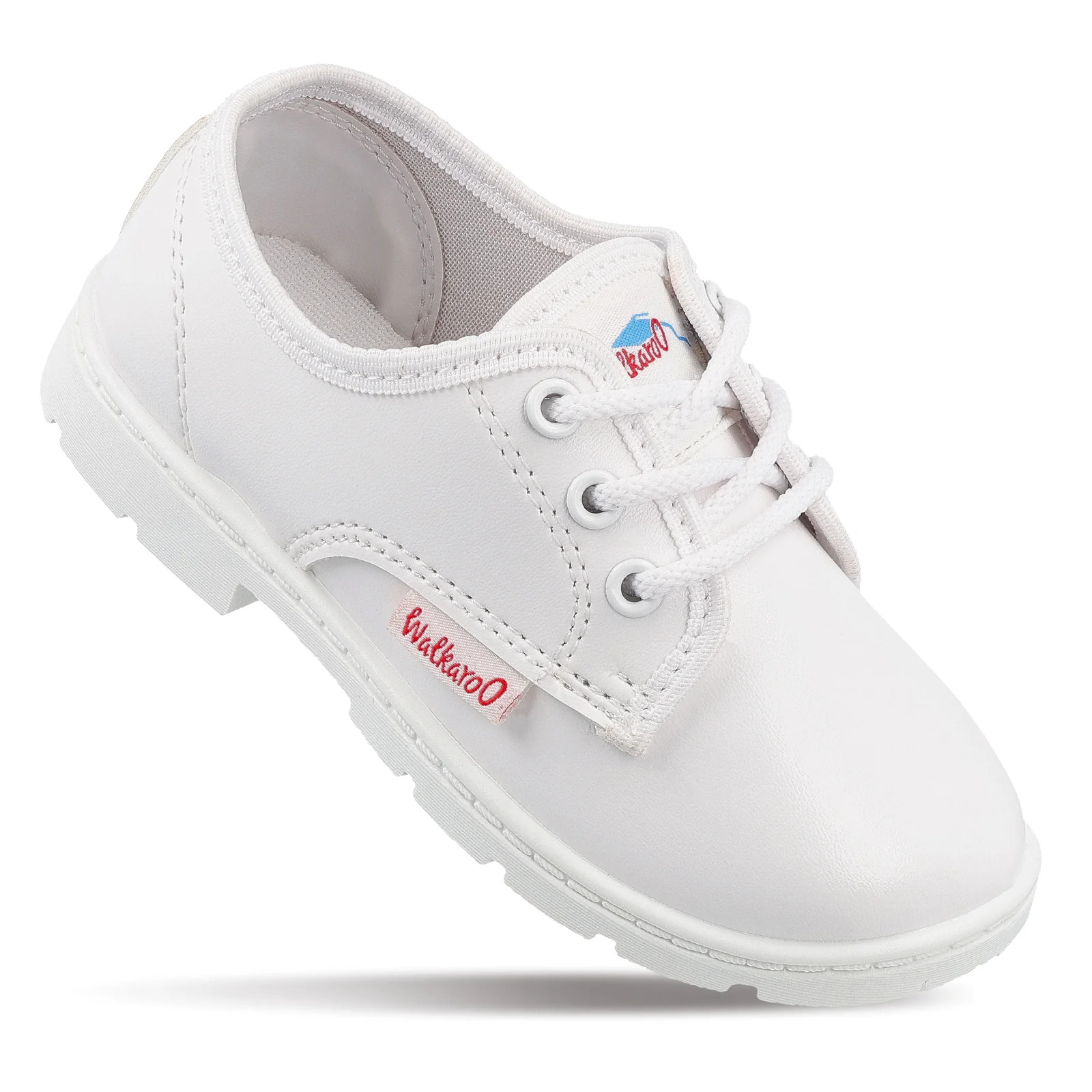 Kids School Shoes - WV521 White - Image 3