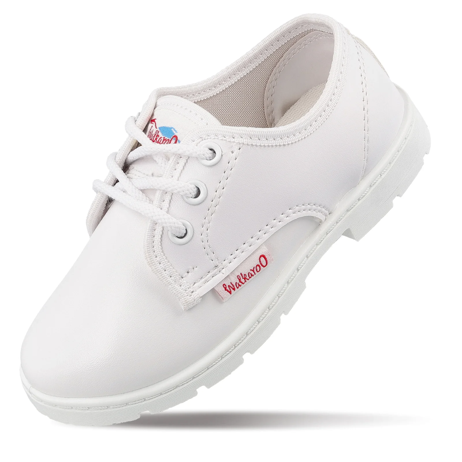 Kids School Shoes - WV521 White - Image 5