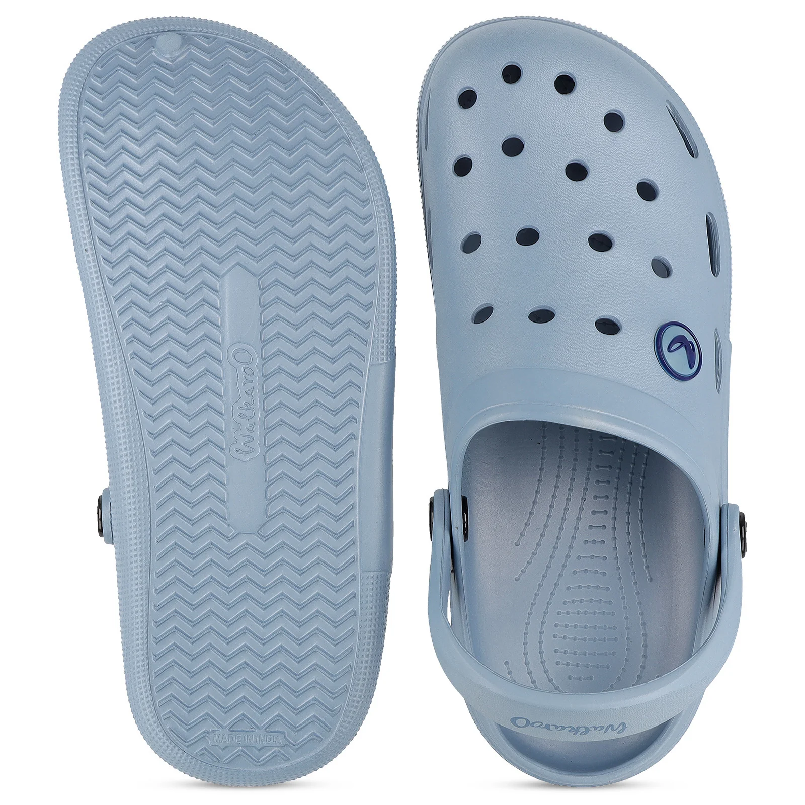 Men's Clogs  - WC4843 Aqua Blue - Image 3