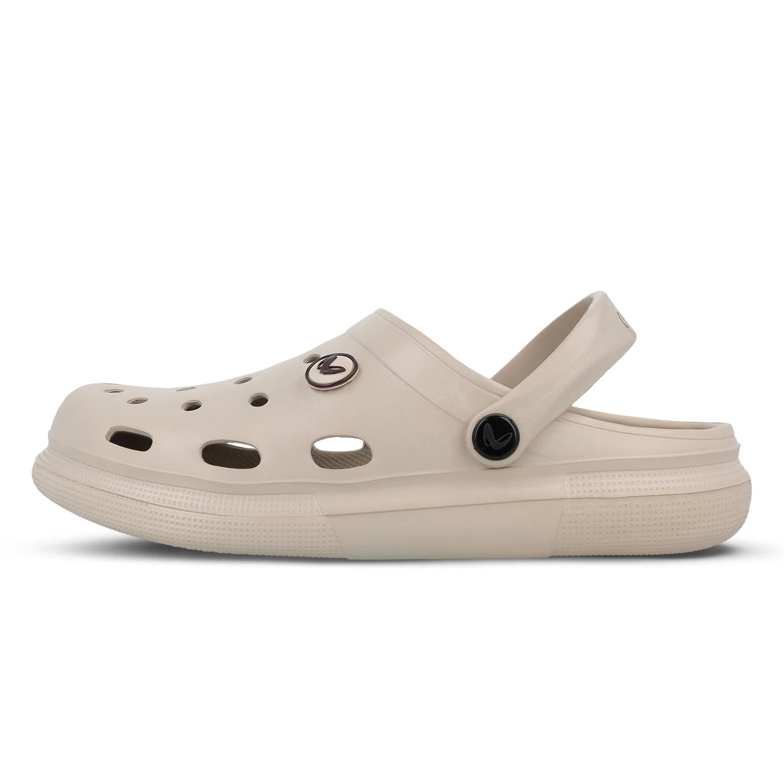 Men's Clogs  - WC4843 Greige - Image 4