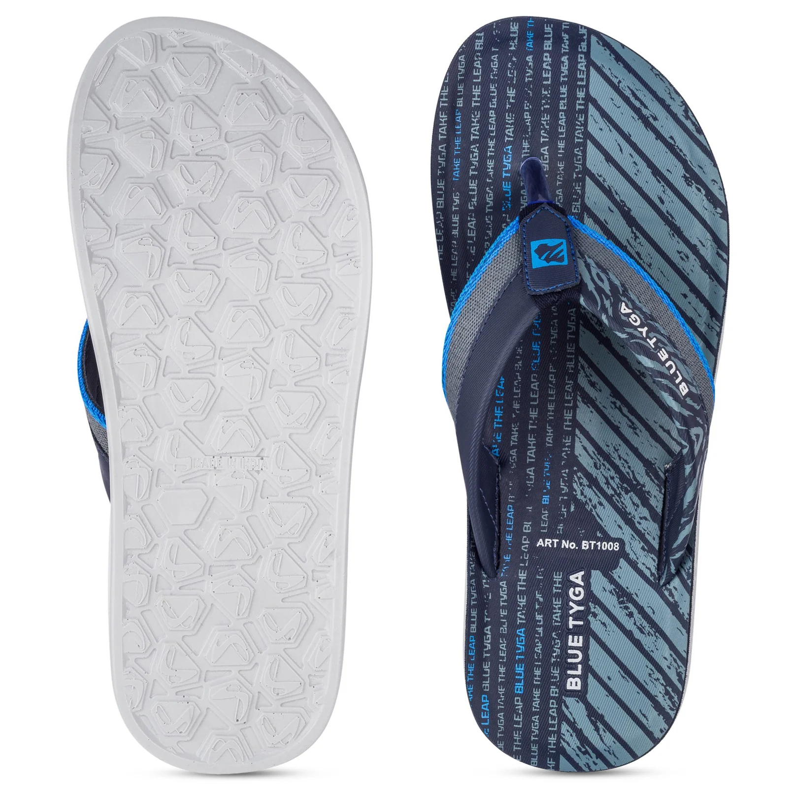 Blue Tyga Sandals For Men - BT1008 Blue - Image 2