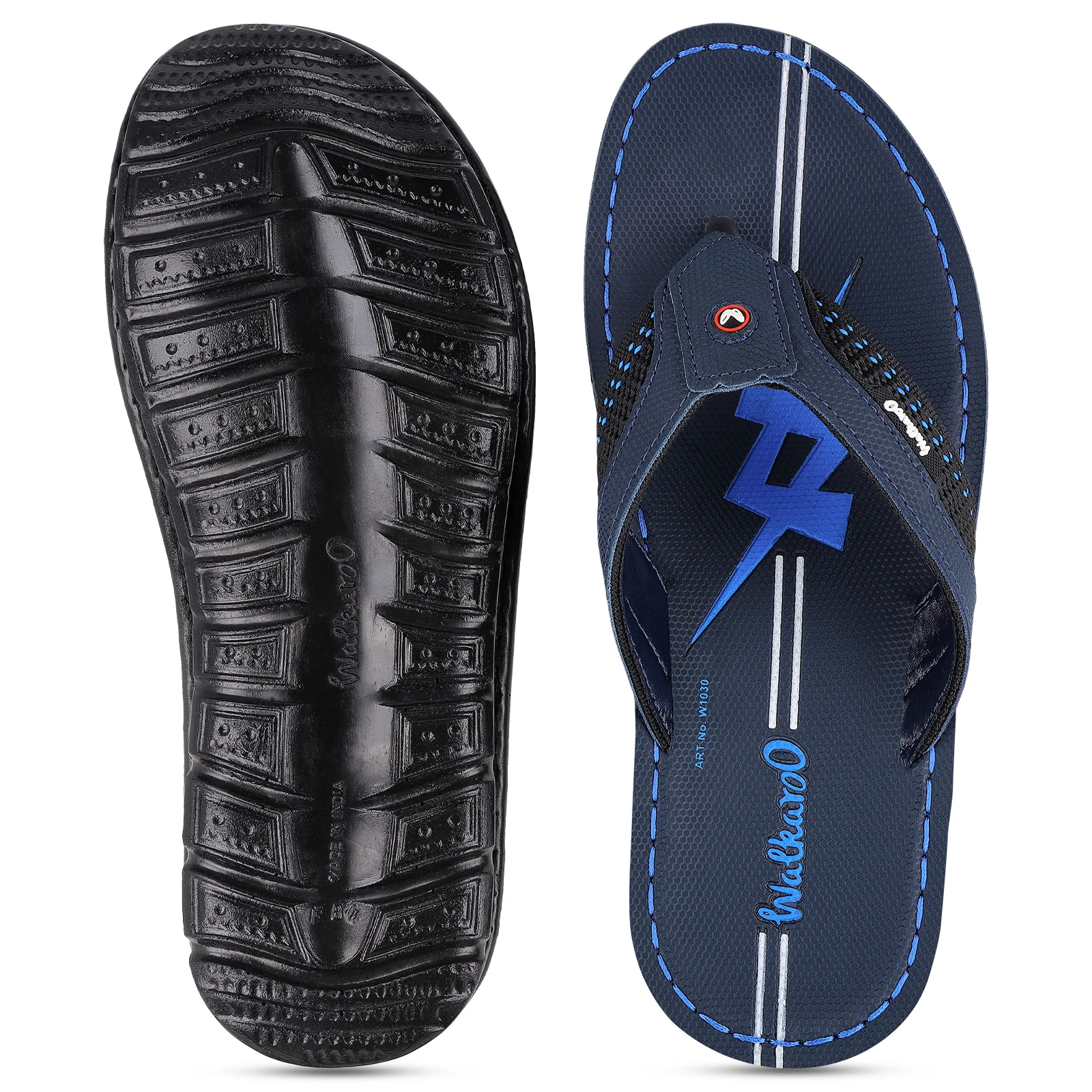 Men's Daily Wear Sandals - W1030 Blue - Image 2
