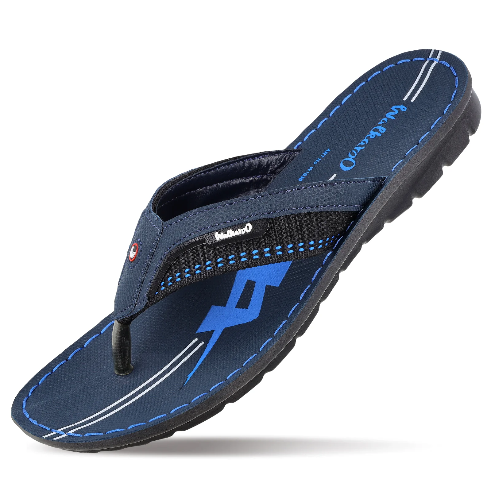 Men's Daily Wear Sandals - W1030 Blue - Image 5
