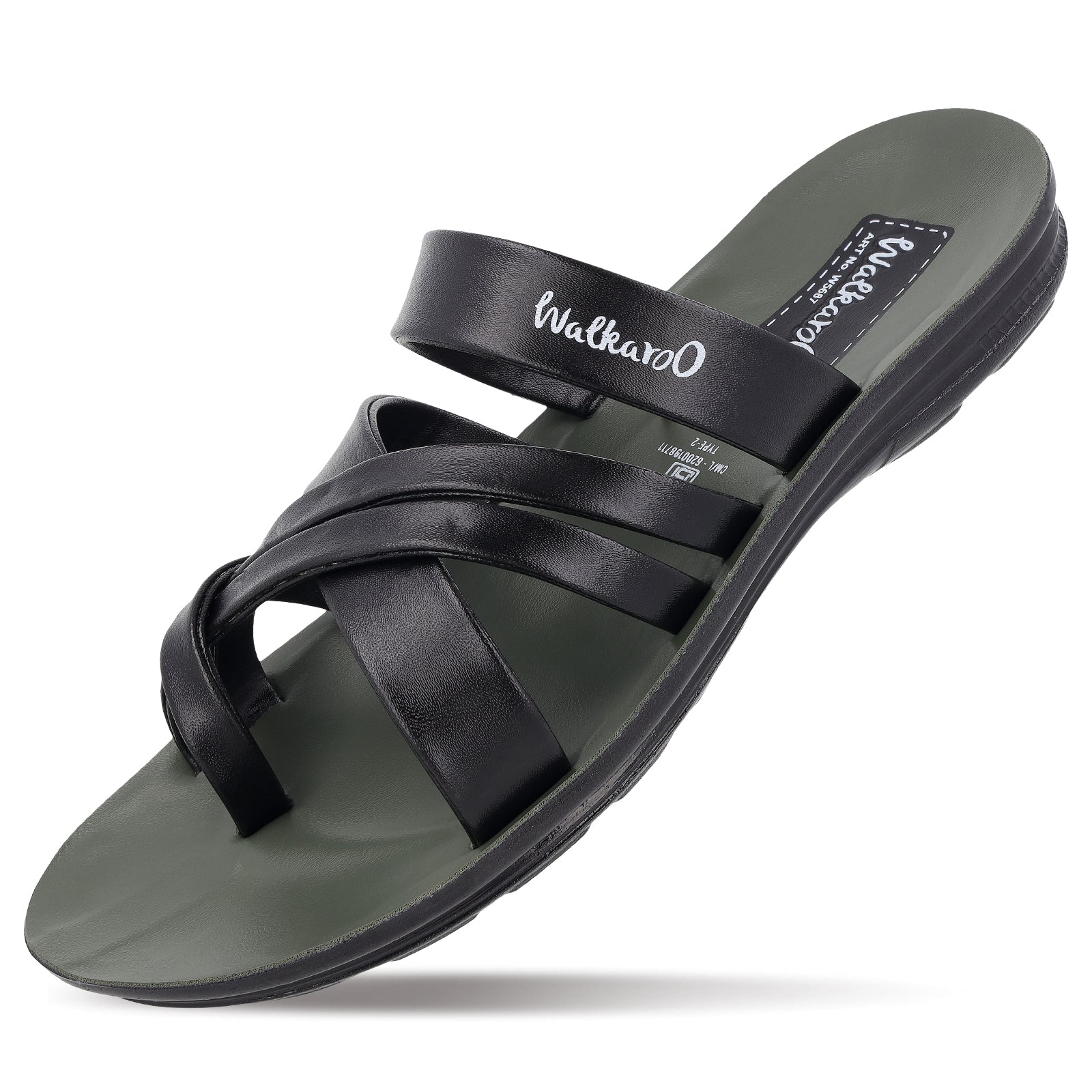 Men's Daily Wear Sandals  - W5687 Green - Image 6