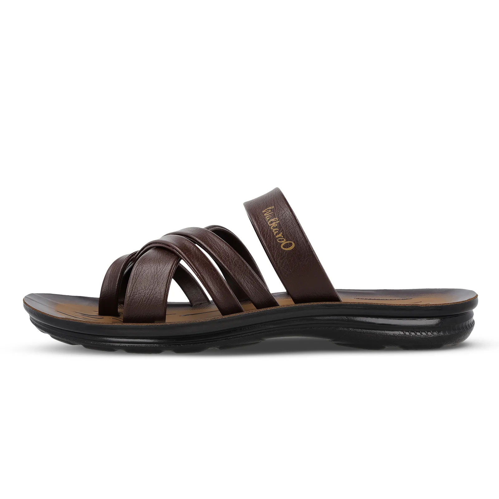 Men's Daily Wear Sandals  - W5687 S Brown - Image 3