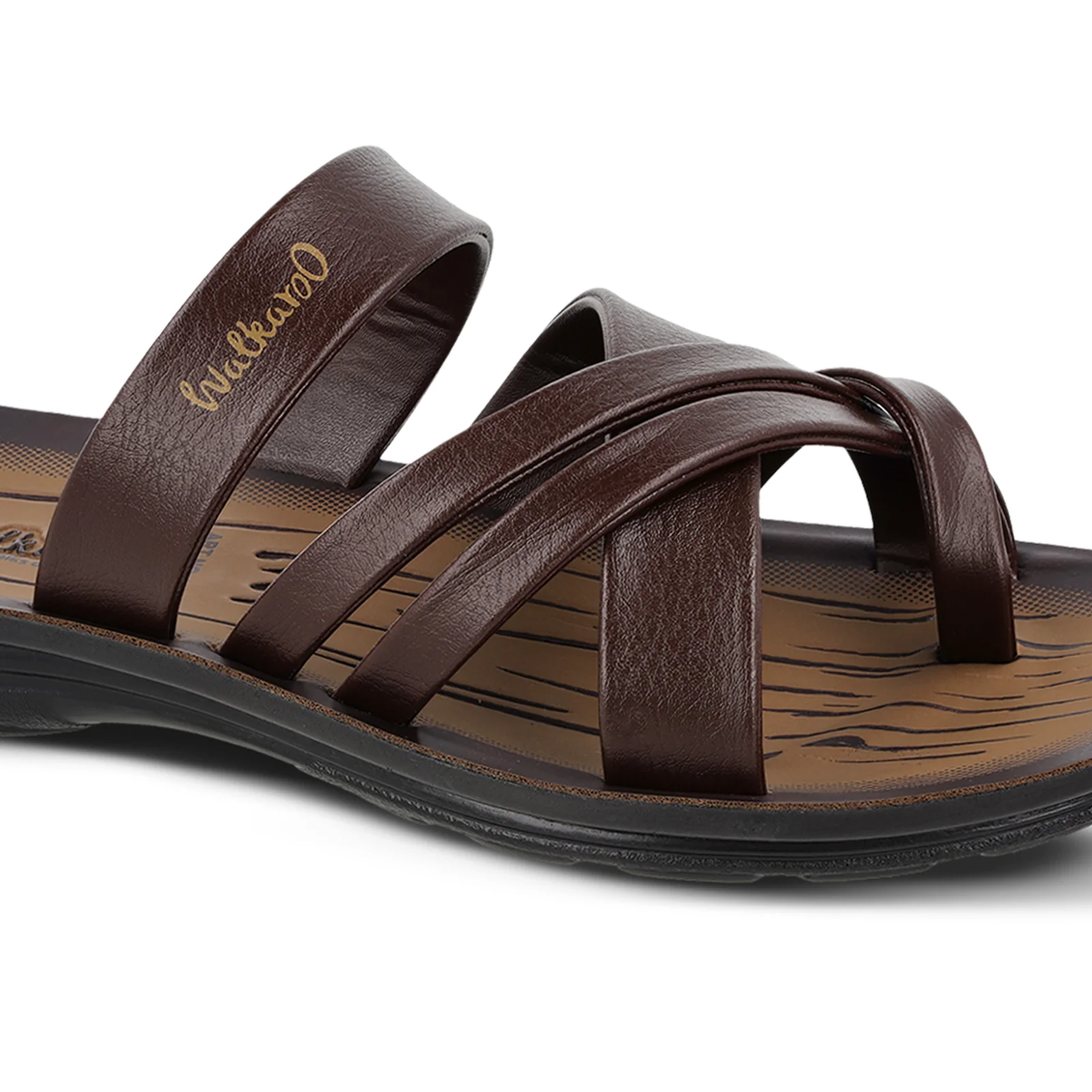 Men's Daily Wear Sandals  - W5687 S Brown - Image 4