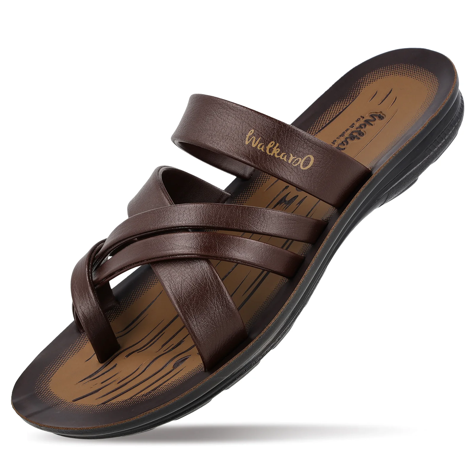 Men's Daily Wear Sandals  - W5687 S Brown - Image 5