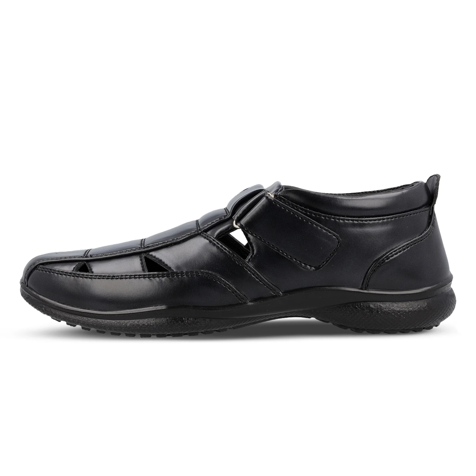 Men's Roman Sandals - WF6255 Black - Image 5