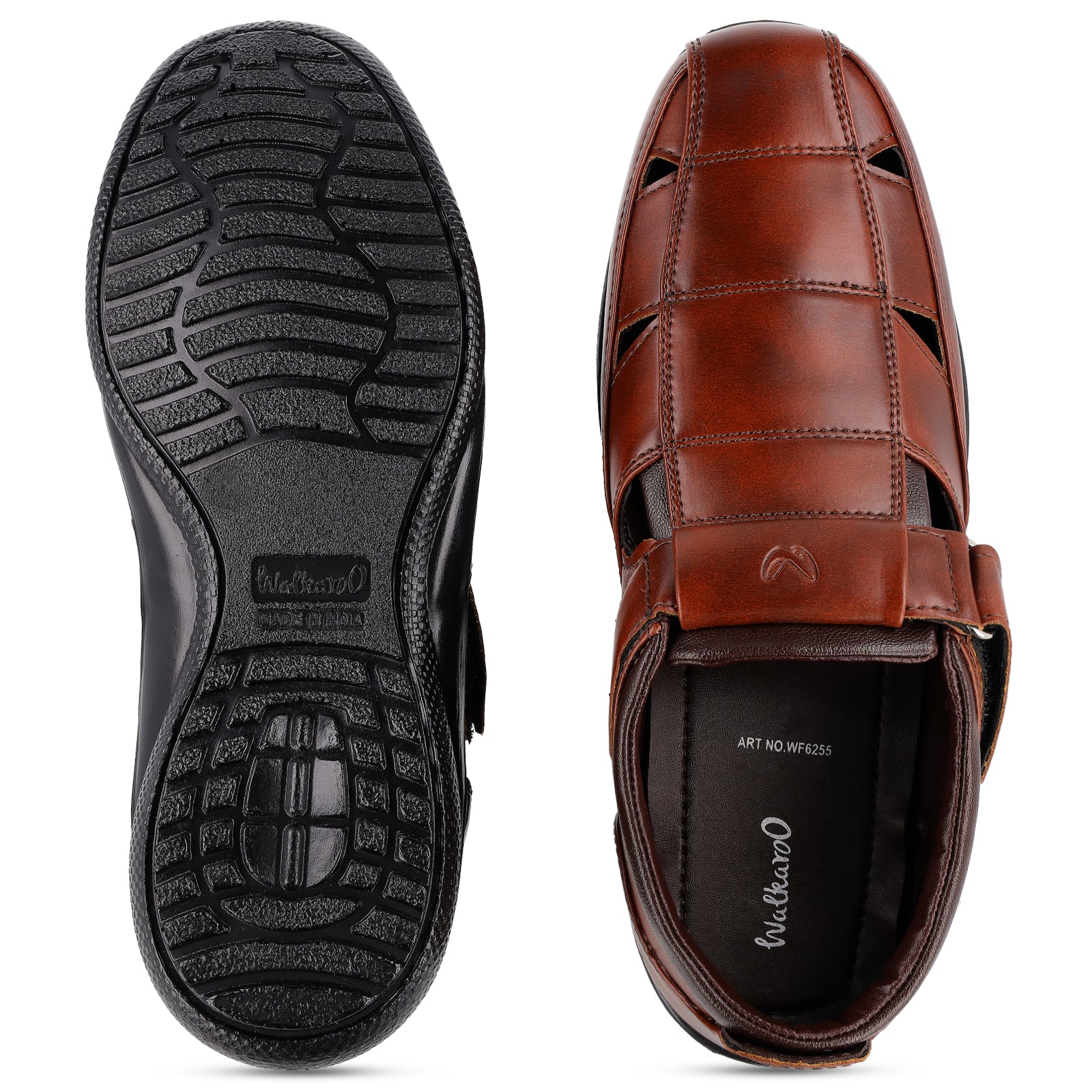Men's Roman Sandals  - WF6255 Brown - Image 3