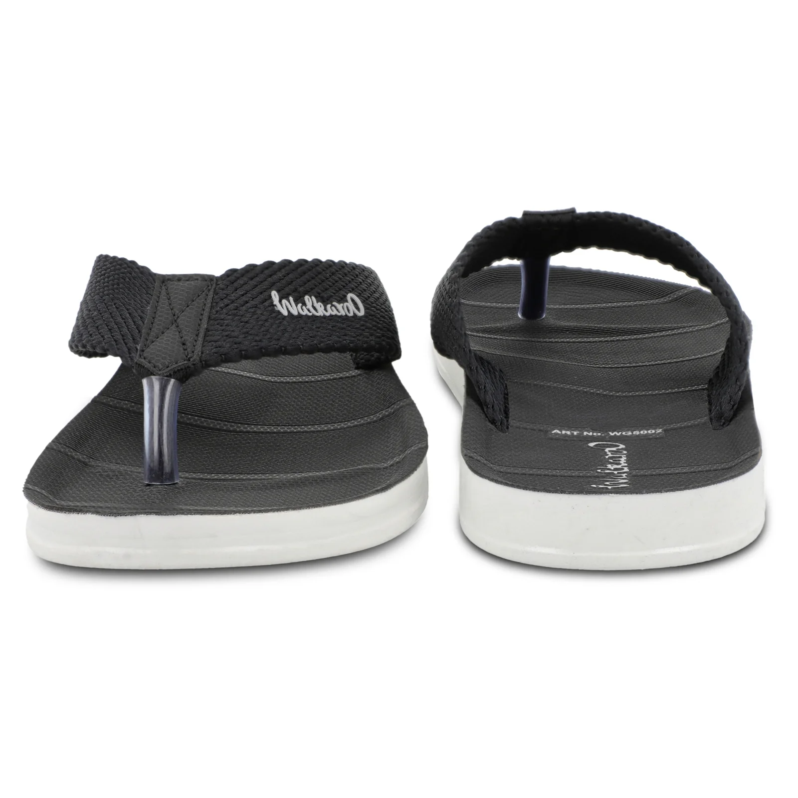 Walkaroo Men Solid Thong Sandals  - WG5002 Black - Image 6