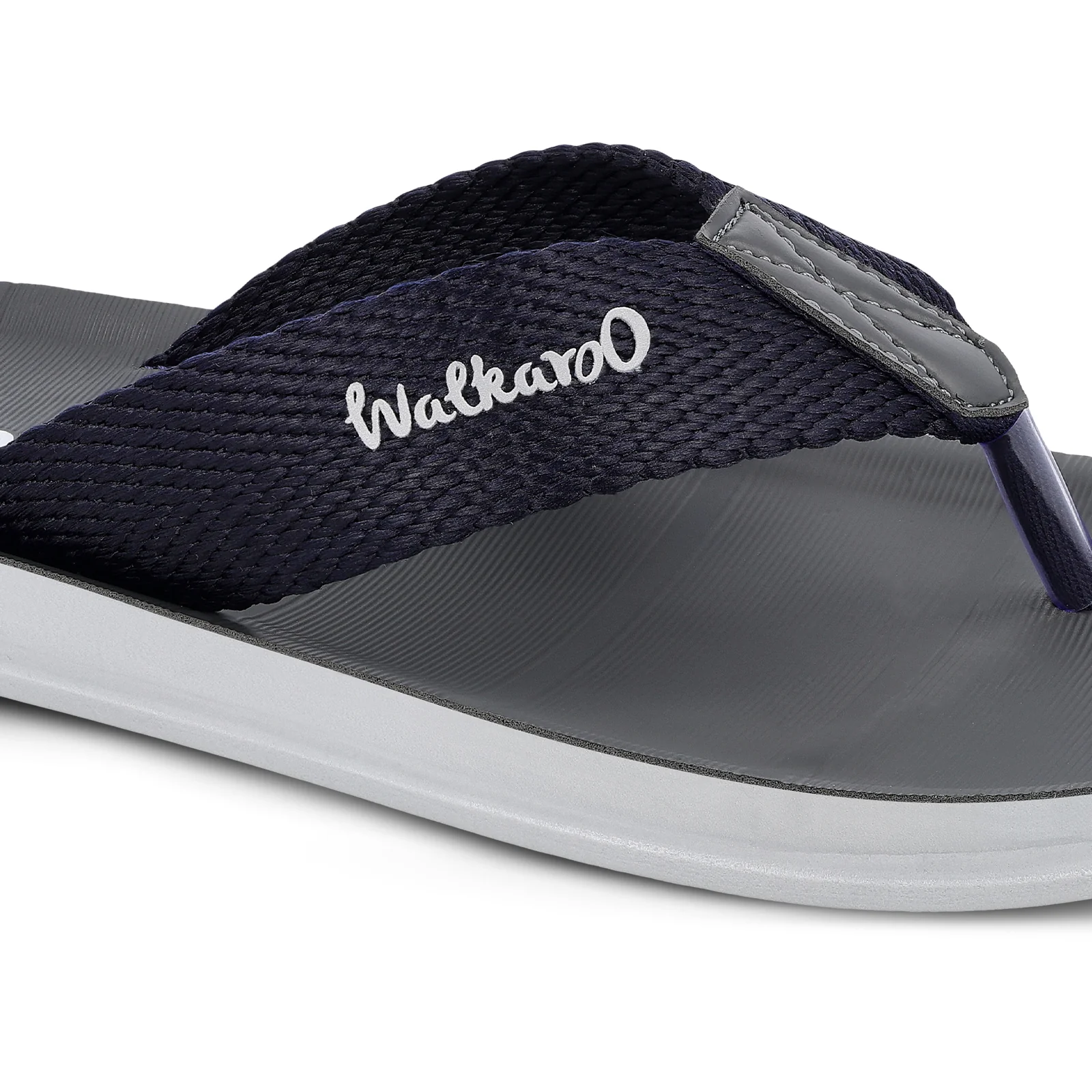 Walkaroo Men Solid Thong Sandals  - WG5002 Blue - Image 5