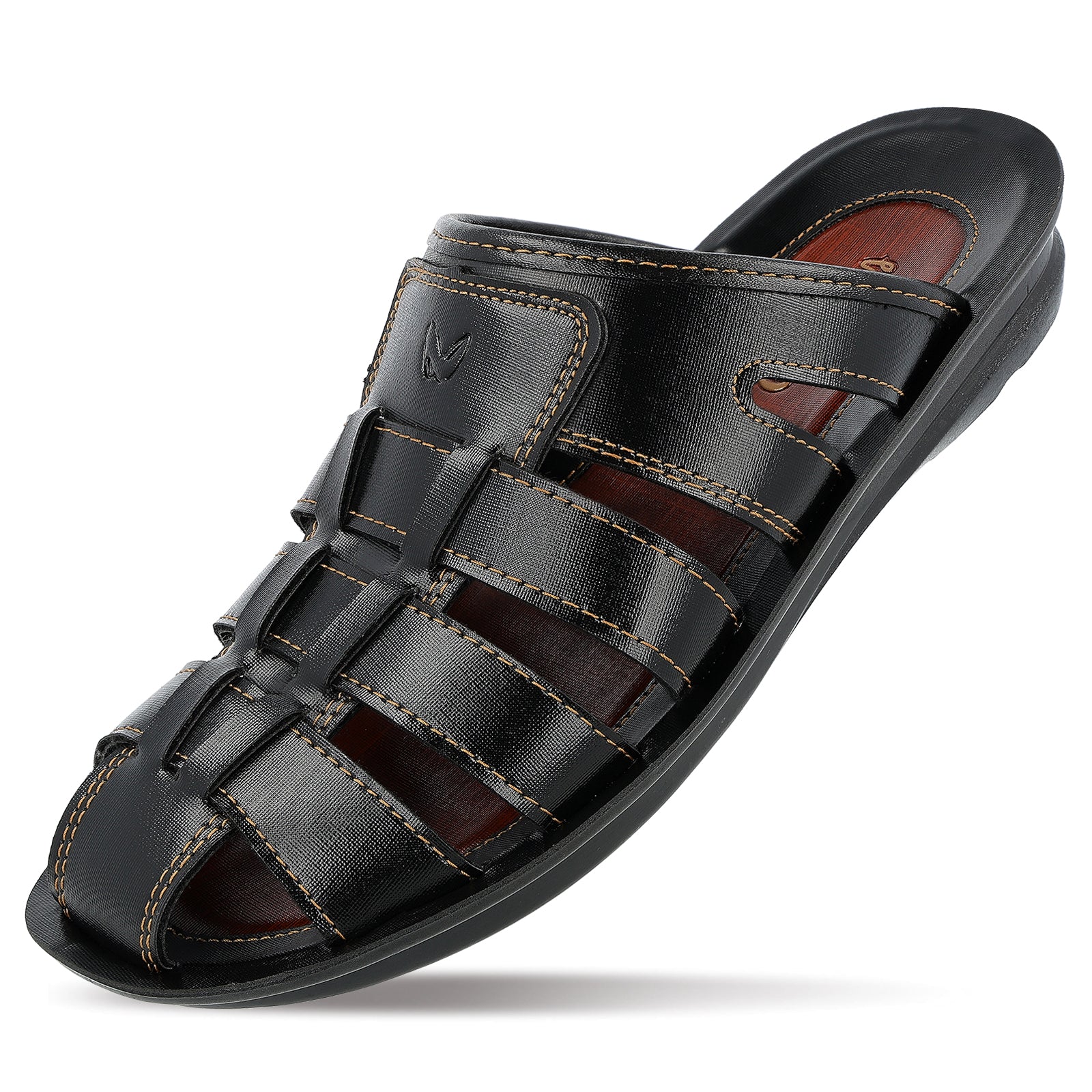 Men's Fisherman Sandals - WG5306 Black - Image 5