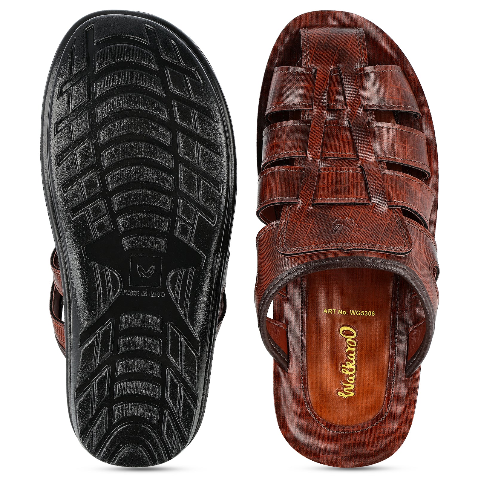 Men's Fisherman Sandals - WG5306 Brown - Image 2