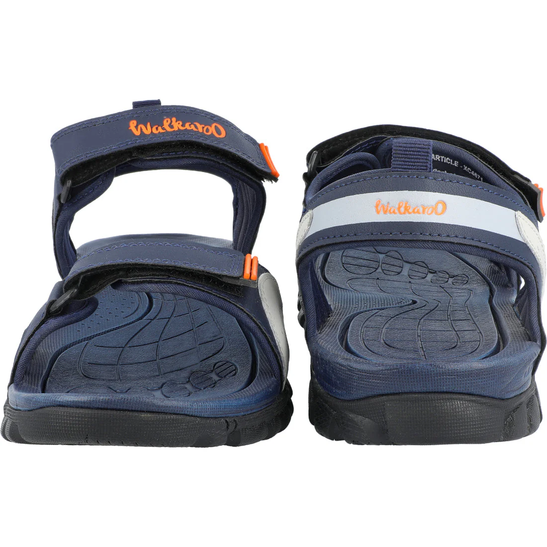 Walkaroo Men Strappy Floater Sandals - XC4671 Blue - Image 5