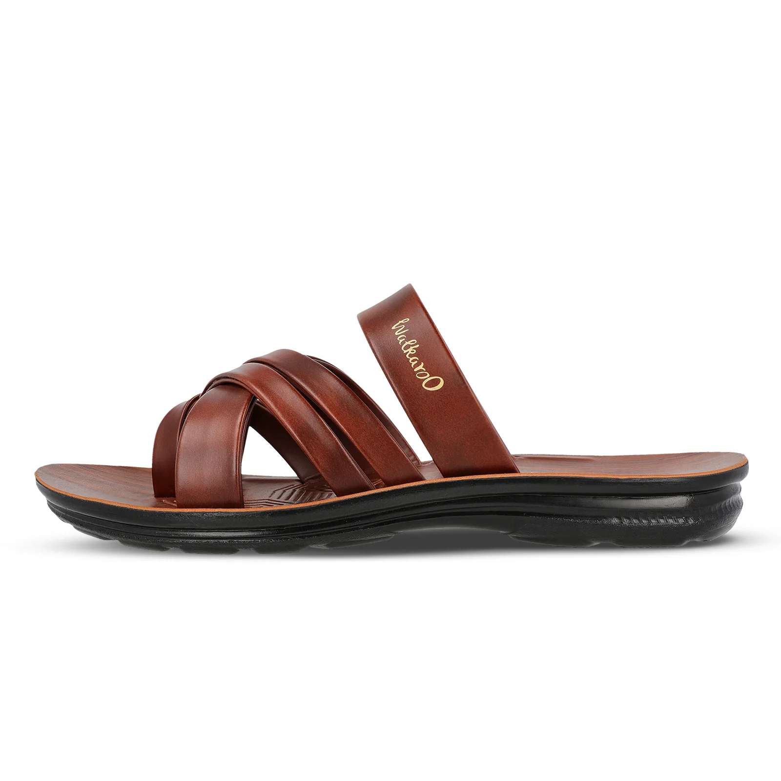 Men's Daily Wear Sandals  - W5687 Dark Brown - Image 3