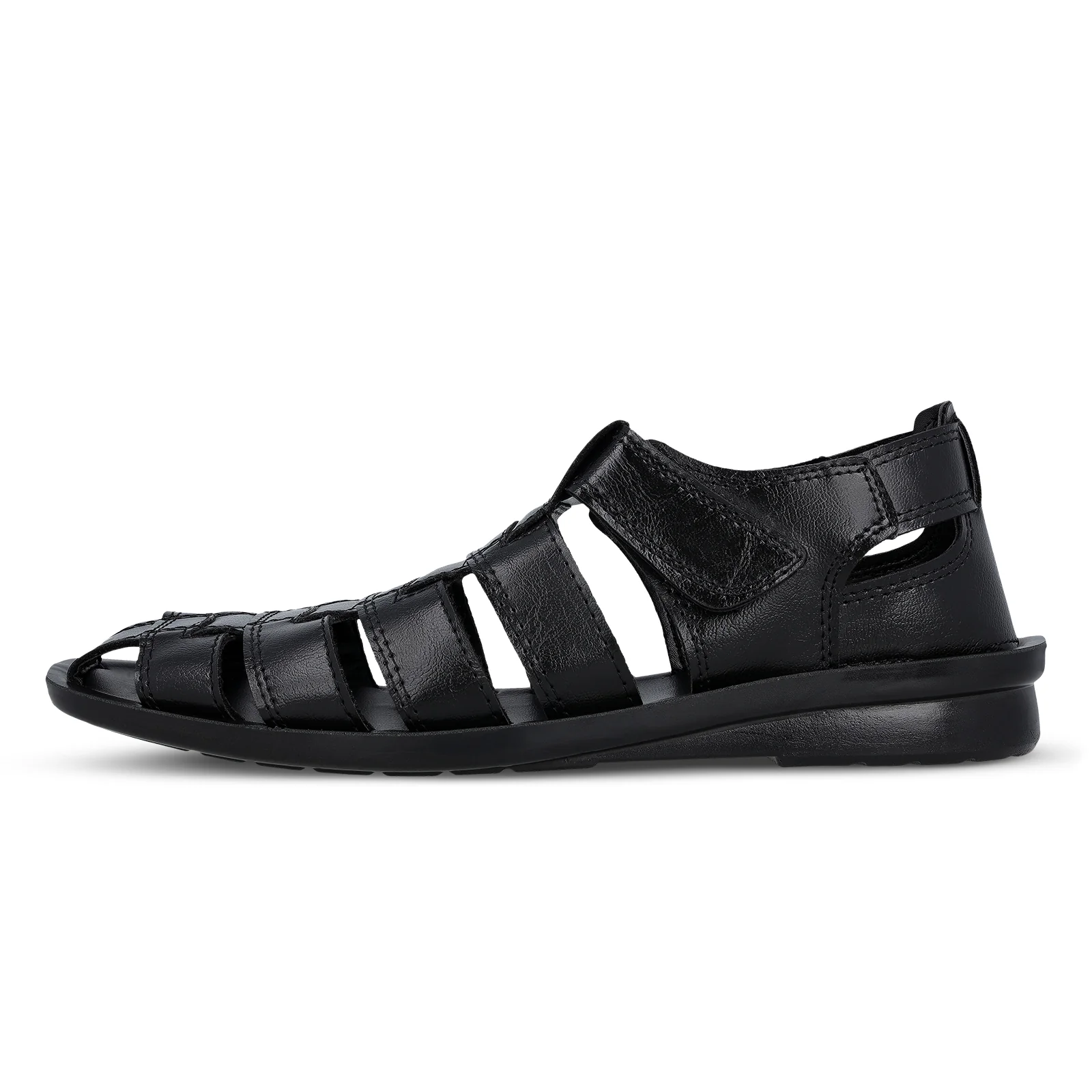 Men's Fisherman Sandals - 13505 Black - Image 4