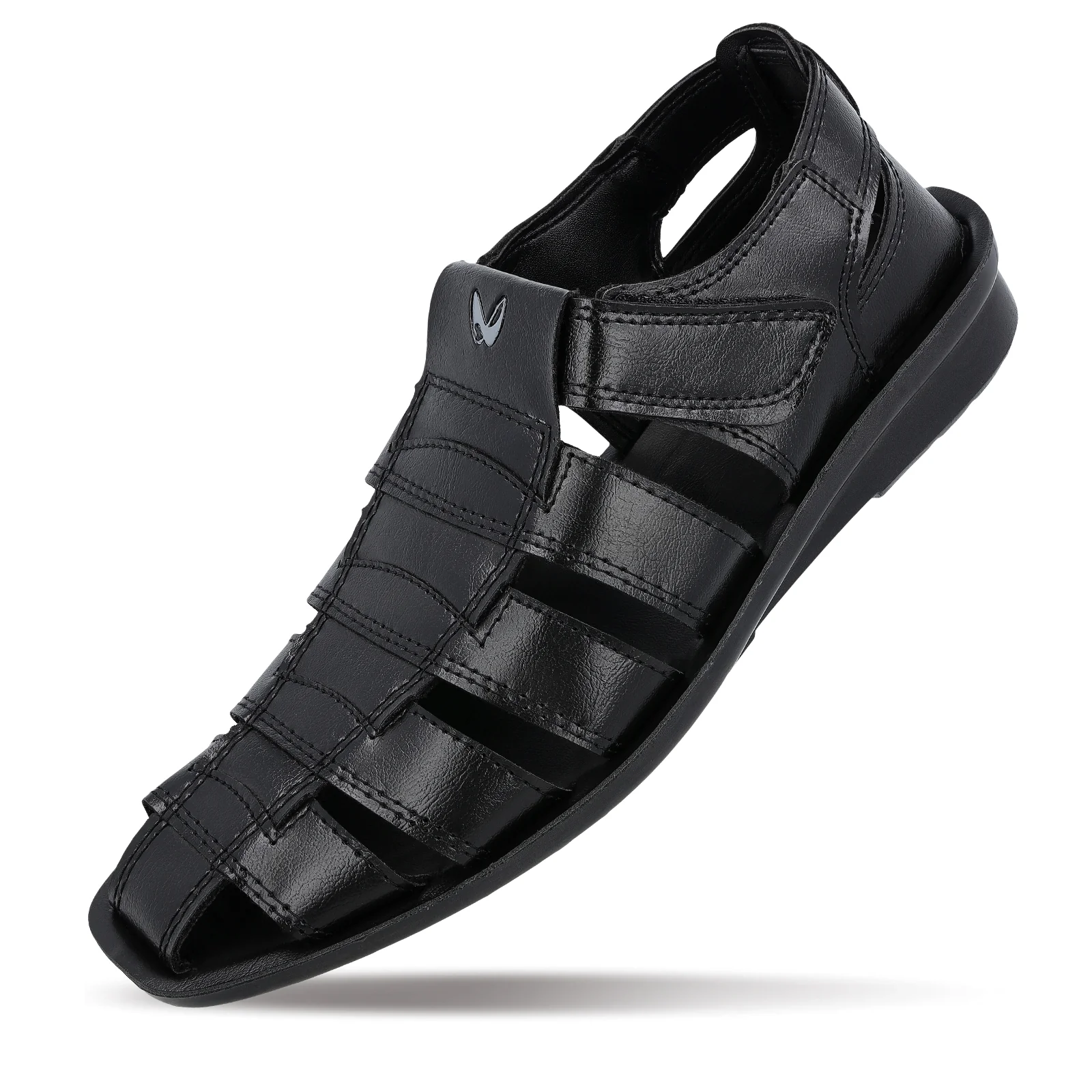 Men's Fisherman Sandals - 13505 Black - Image 6