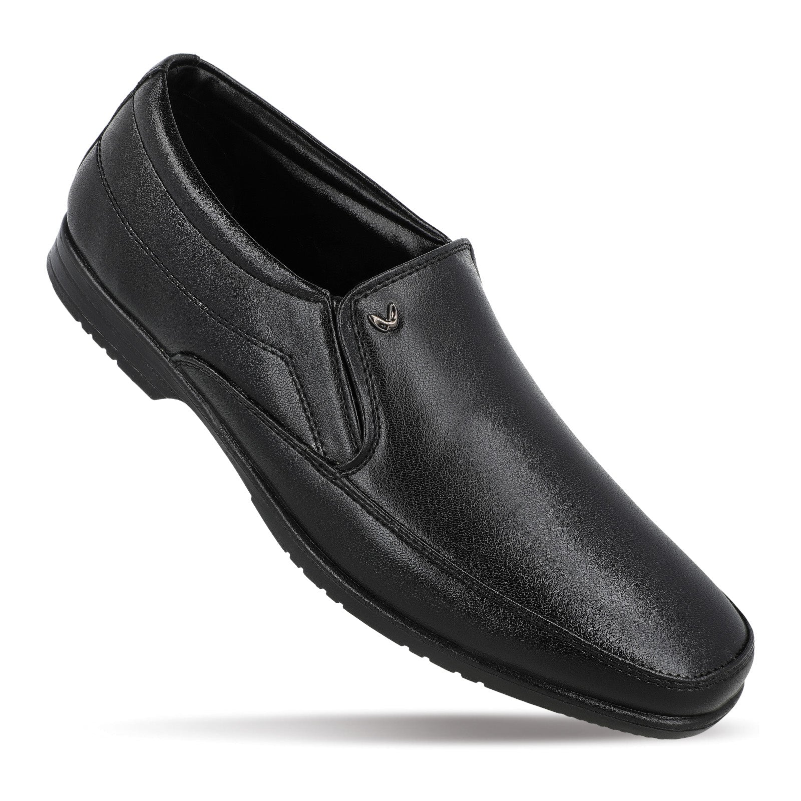 Men's Formal Loafer Shoes - WF6303 Black - Image 3