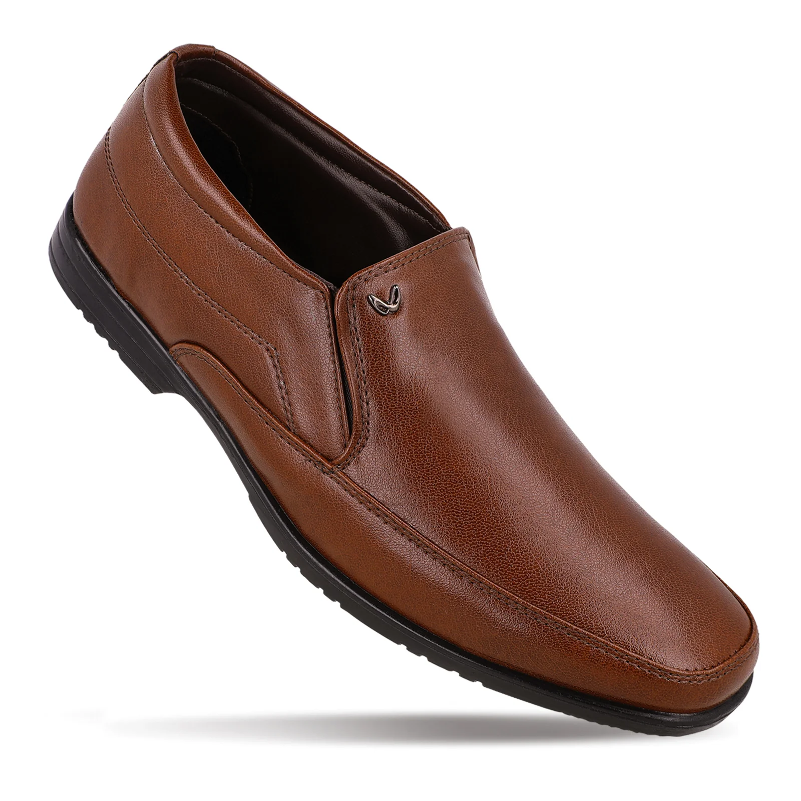 Men's Formal Loafer Shoes - WF6303 Brown - Image 3