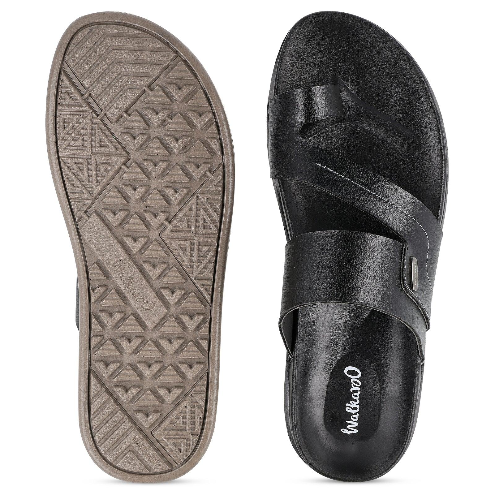 Men's Daily Wear Comfort Sandals - WE1335 Black - Image 4