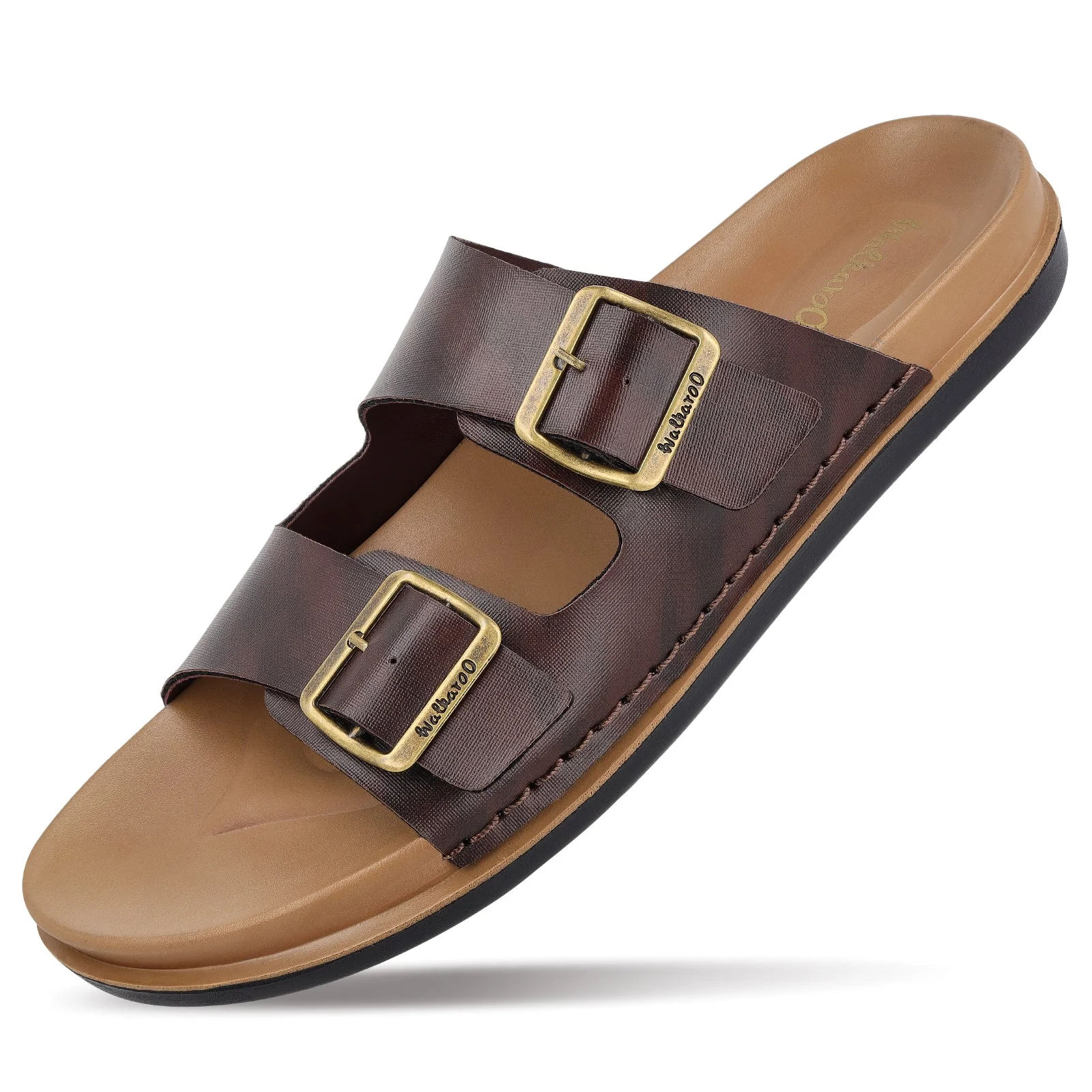 Men's Daily Wear Comfort Sandals - WE1337 Brown - Image 7