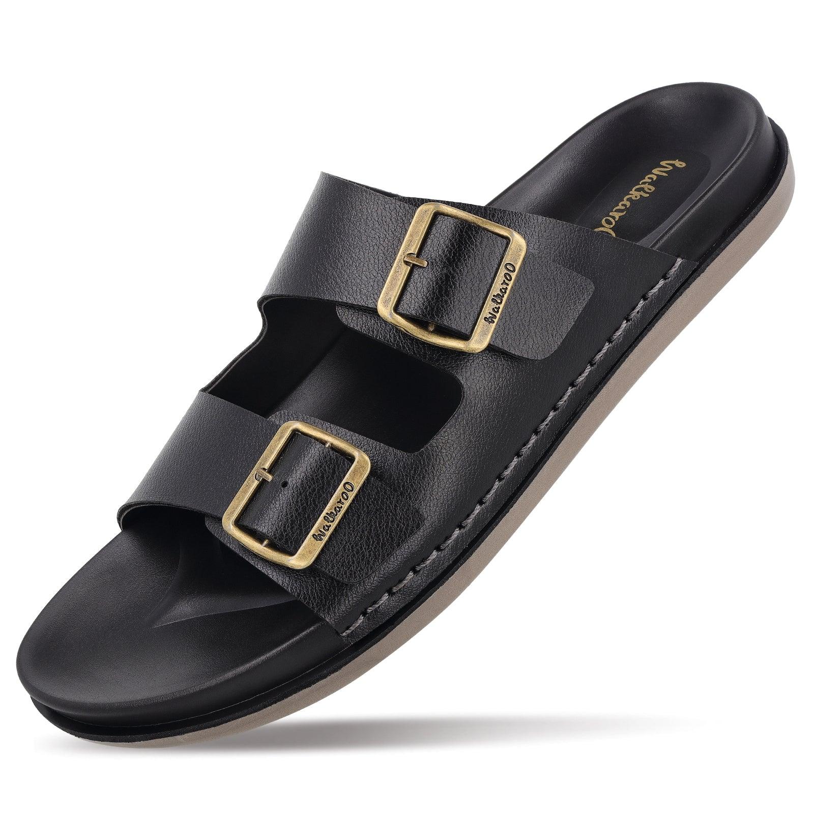 Men's Daily Wear Comfort Sandals - WE1337 Special Black - Image 8