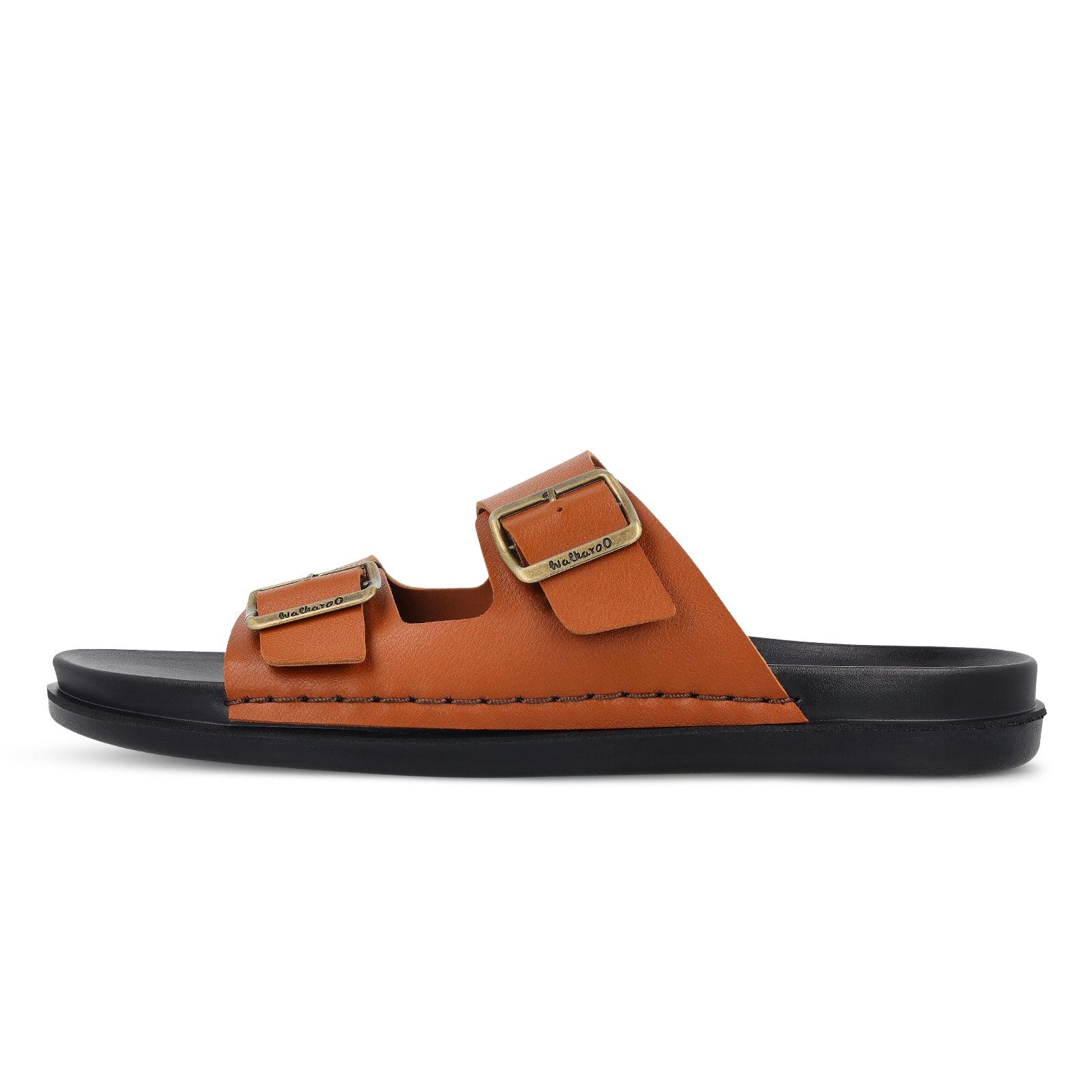 Men's Daily Wear Comfort Sandals - WE1337 Tan - Image 4