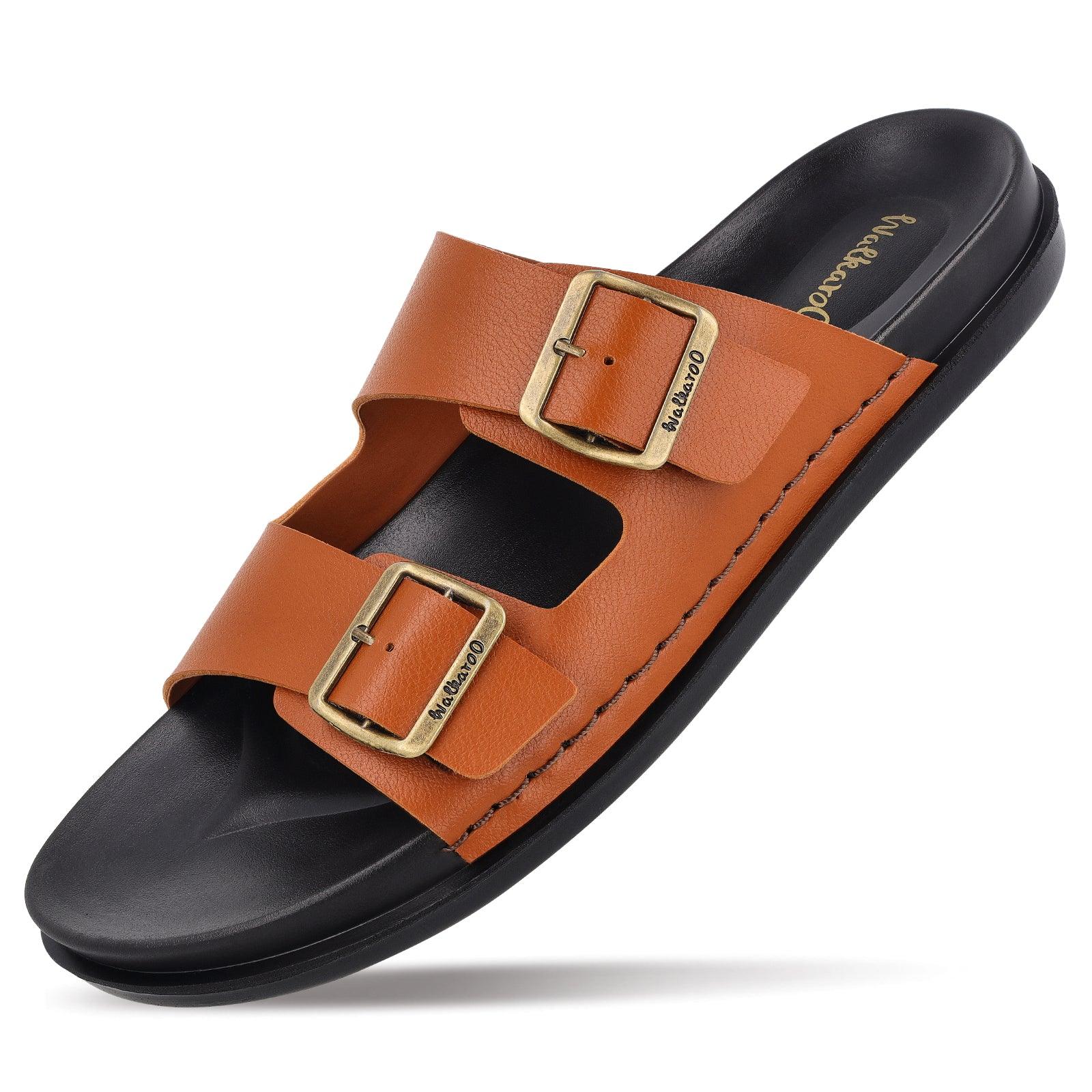 Men's Daily Wear Comfort Sandals - WE1337 Tan - Image 6