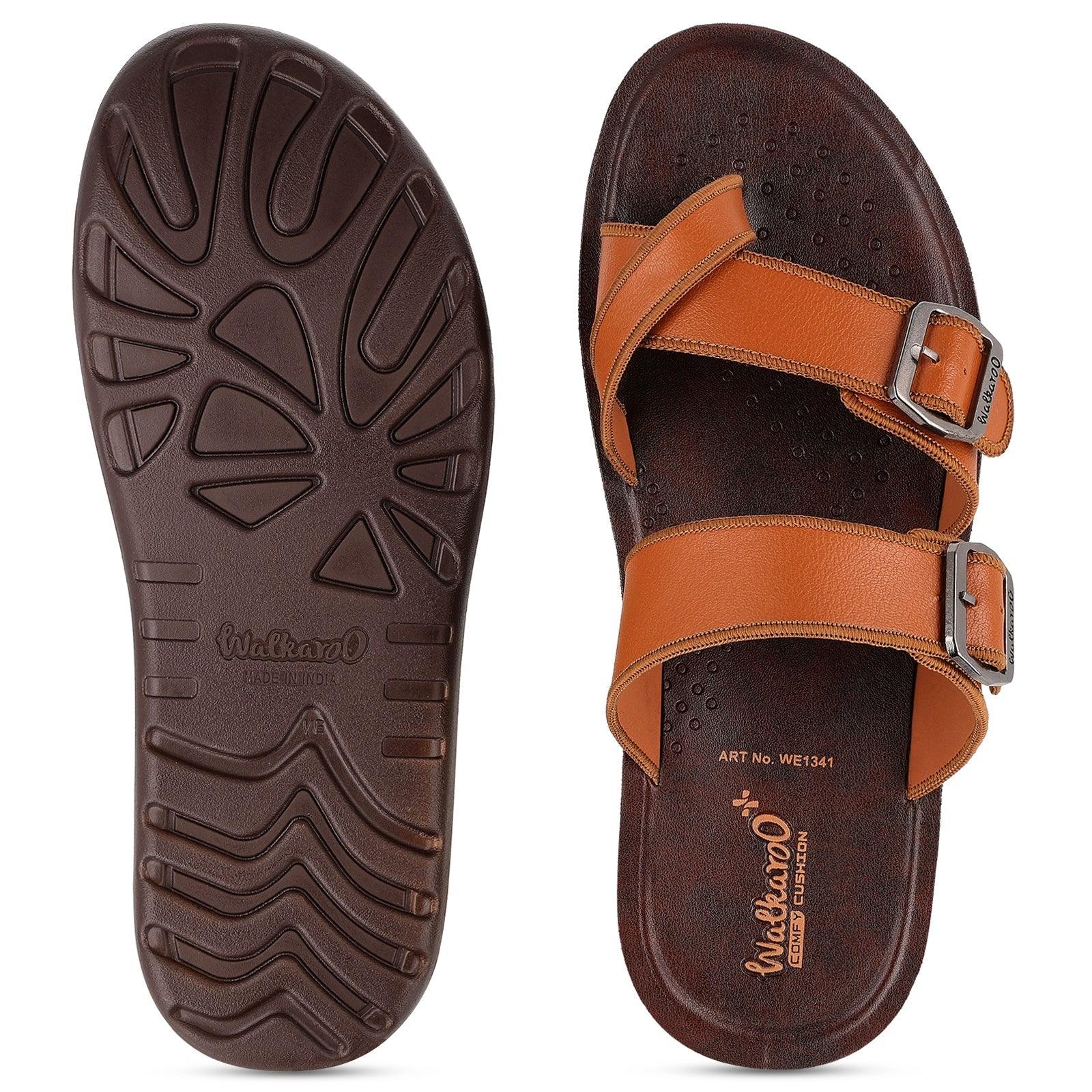 Men's Daily Wear Sandals- WE1341 Brown - Image 2