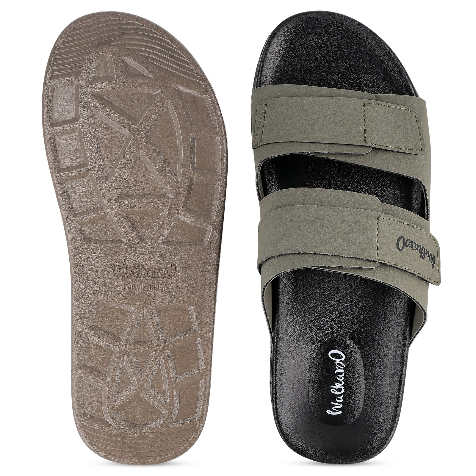 Men's Daily Wear Comfort Sandals - WE1347 Olive - Image 4